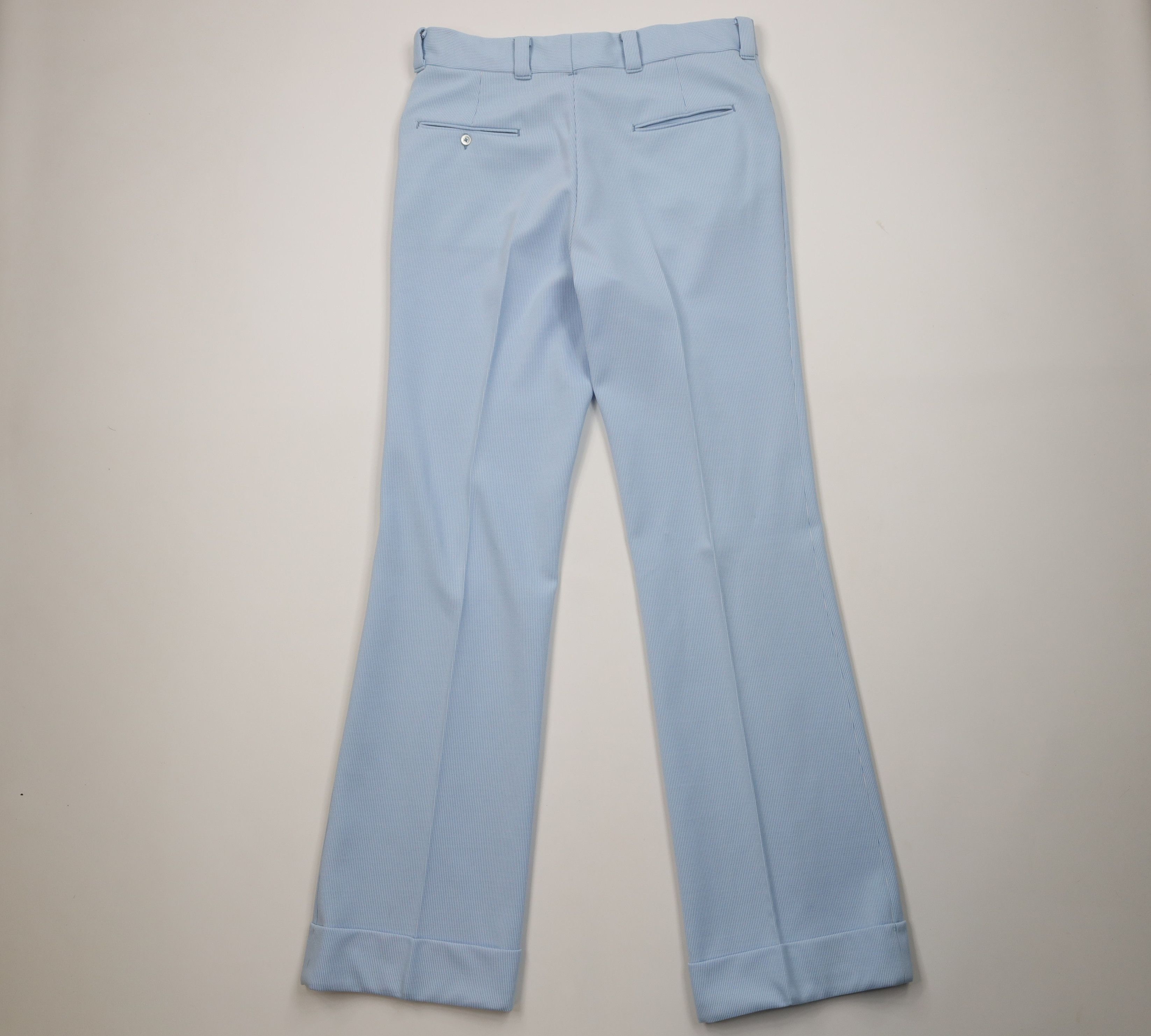 Levi's Vintage 70s Levis Knit Wide Leg Bell Bottoms Chino Pants USA Size US 34 / EU 50 - 7 Thumbnail