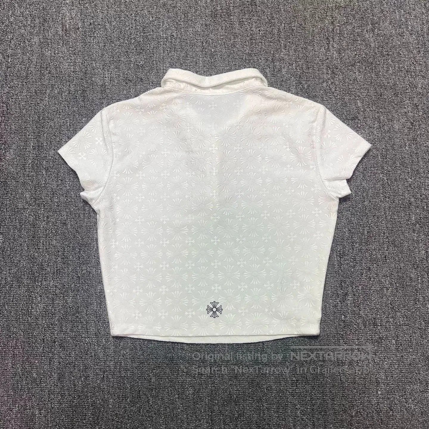 Chrome Hearts chrome hearts white printed short sleeve polo. Size US S / EU 44-46 / 1 - 2 Thumbnail