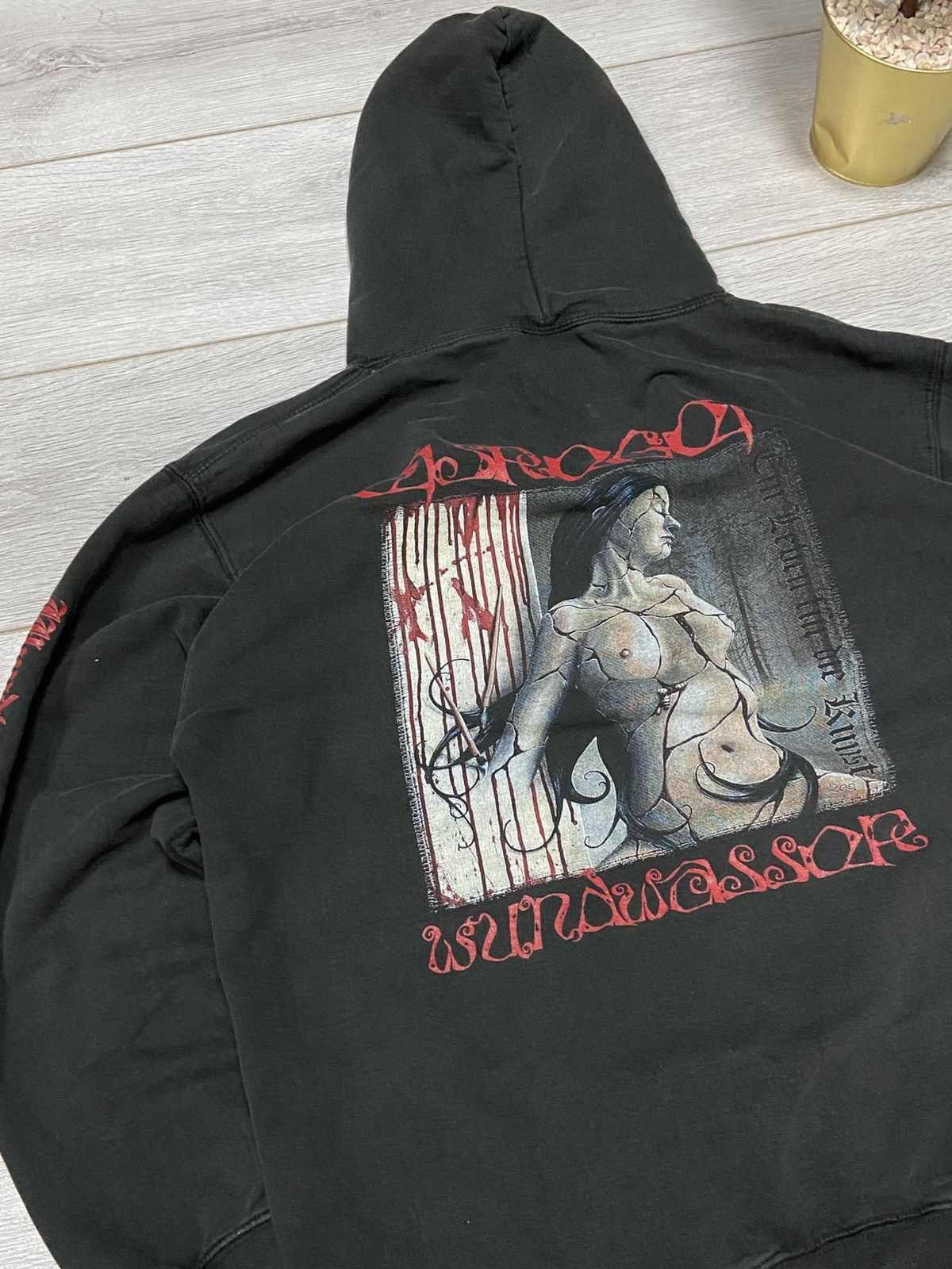 Band Tees Vintage Eisregen nude tits Cradle Of Flight Mayhem Hoodie Size US L / EU 52-54 / 3 - 11 Thumbnail