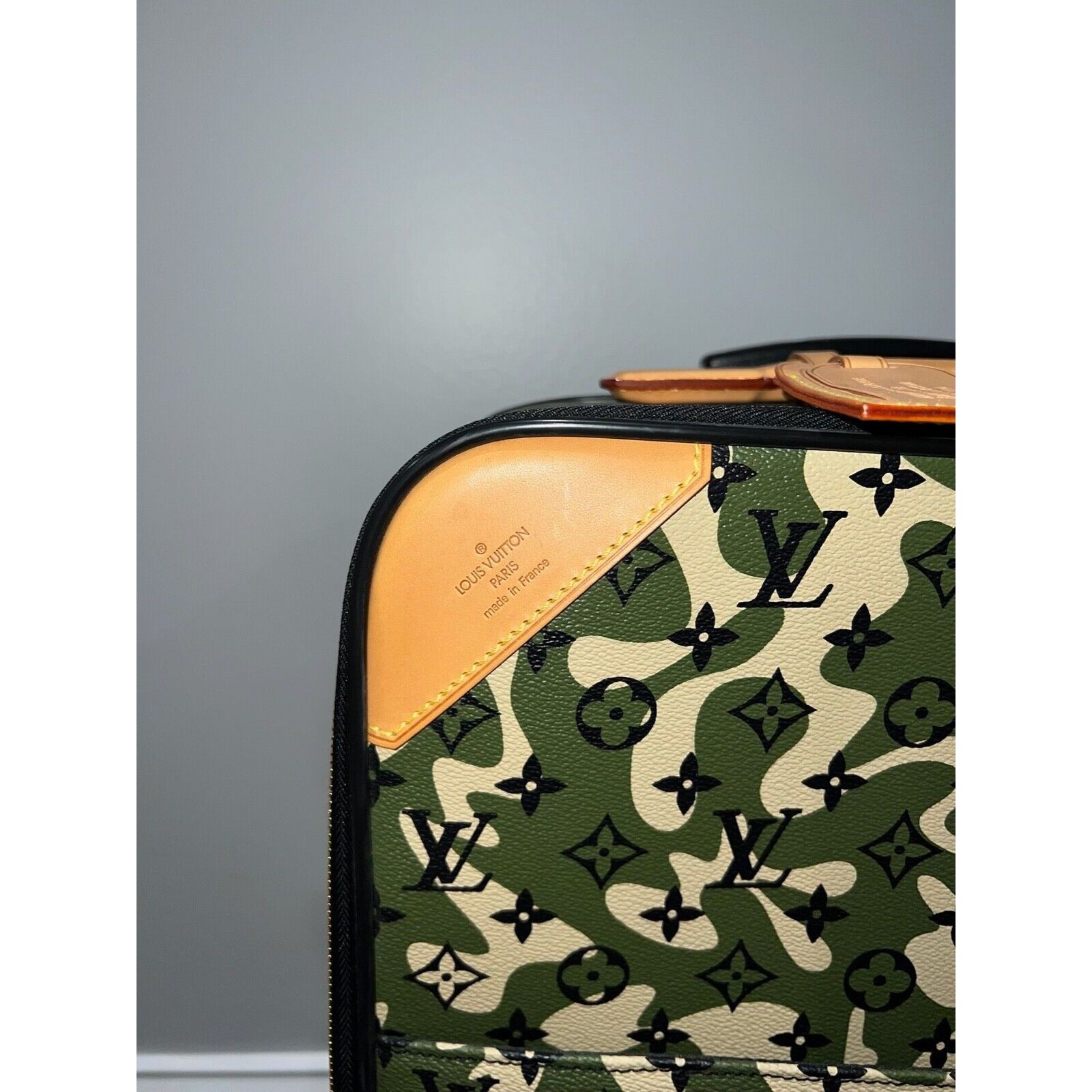 Louis Vuitton Louis Vuitton Pegase Camo Murakami Cabin Rolling Luggage Bag Size ONE SIZE - 4 Thumbnail