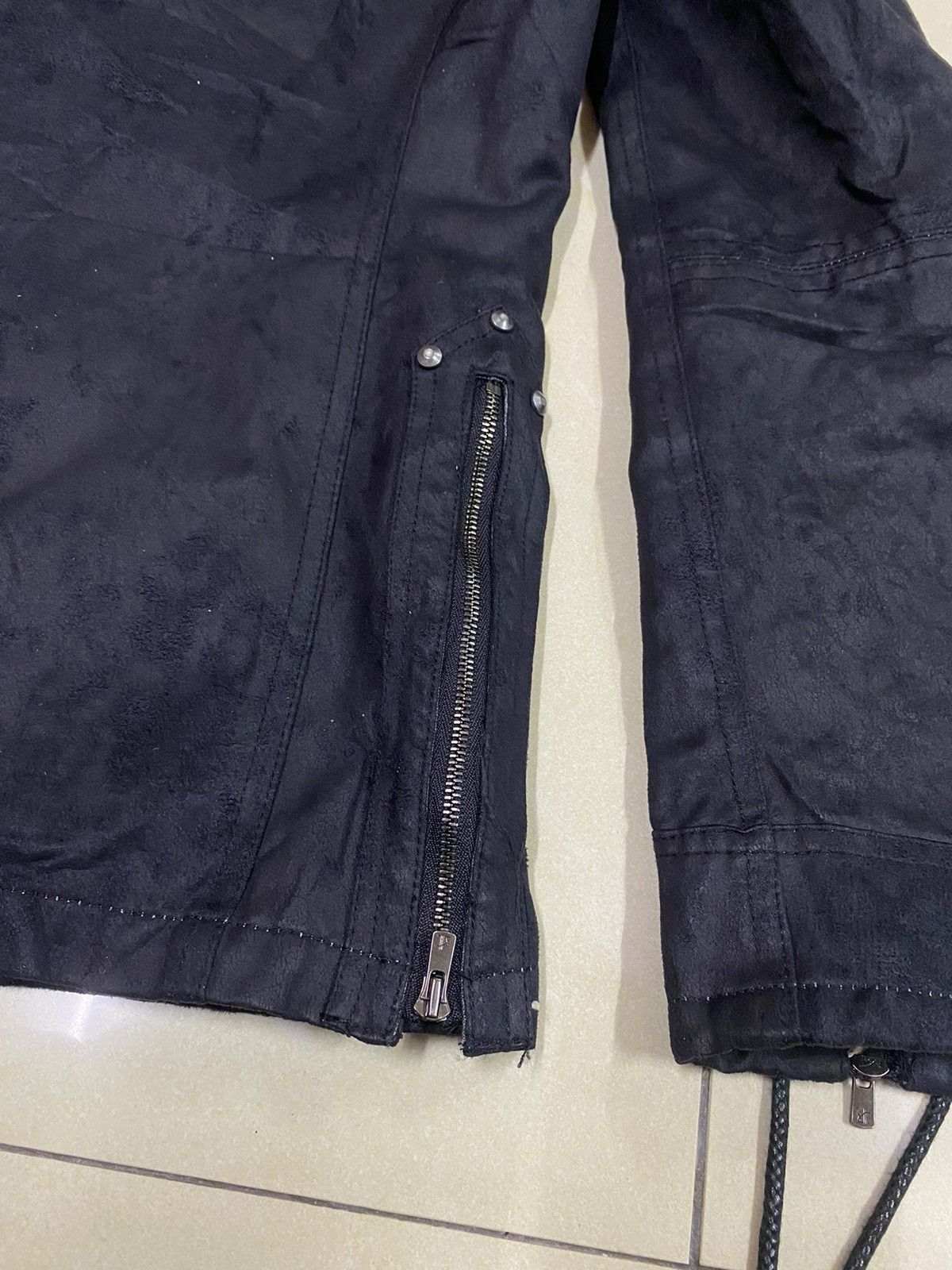 If Six Was Nine Schlussel Punk Bondage Suede Cotton Jacket Size US M / EU 48-50 / 2 - 8 Thumbnail