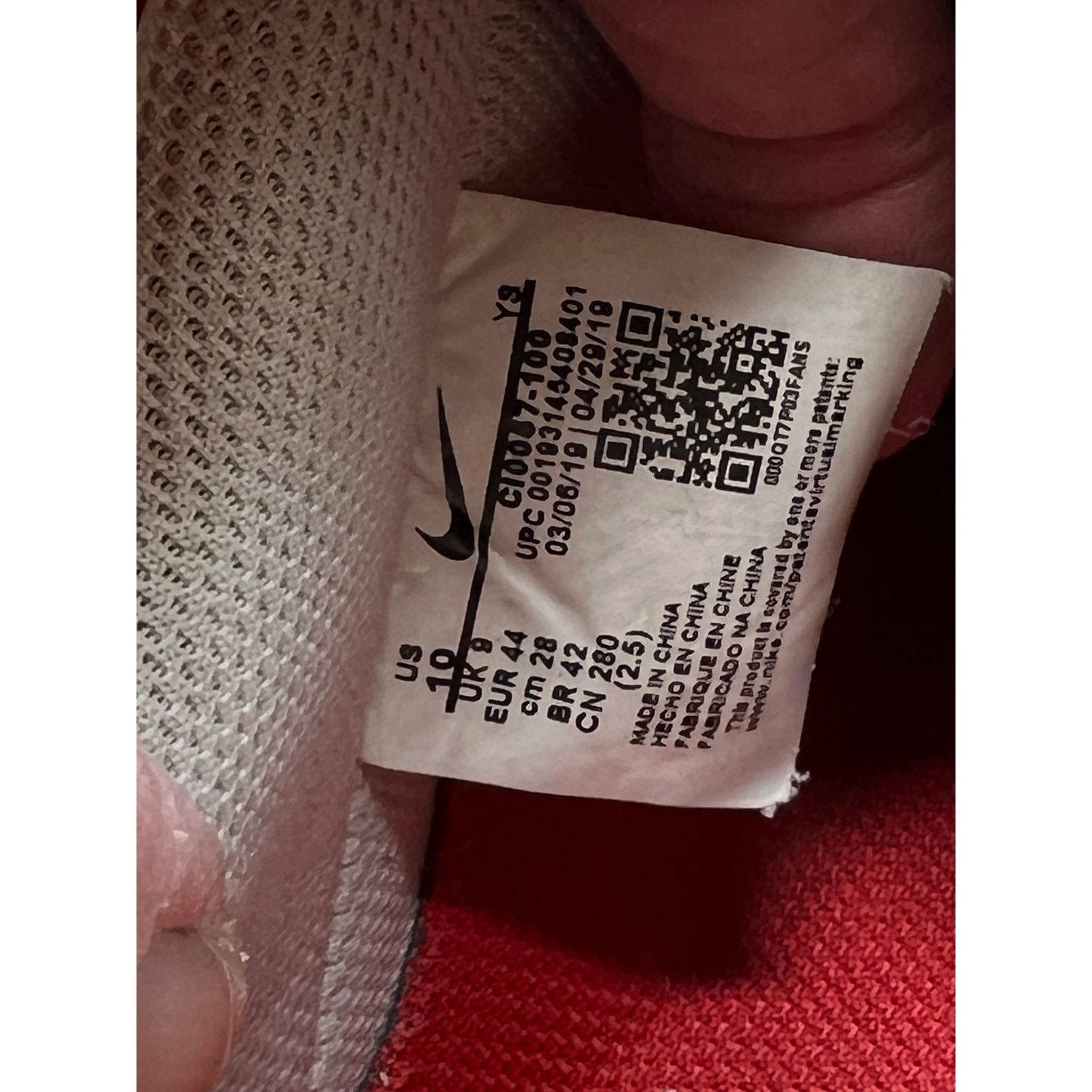 Nike Nike Air Force 1 Low '07 White Obsidian Mens 10 Size US 11 / EU 44 - 7 Thumbnail