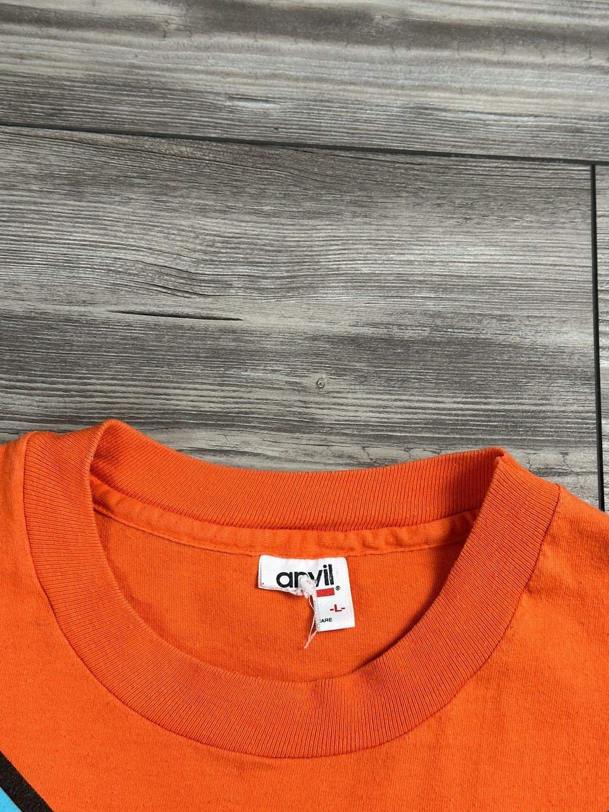 Anvil × Vintage Vintage Flintstones Fred Tie T Shirt Size US L / EU 52-54 / 3 - 6 Thumbnail