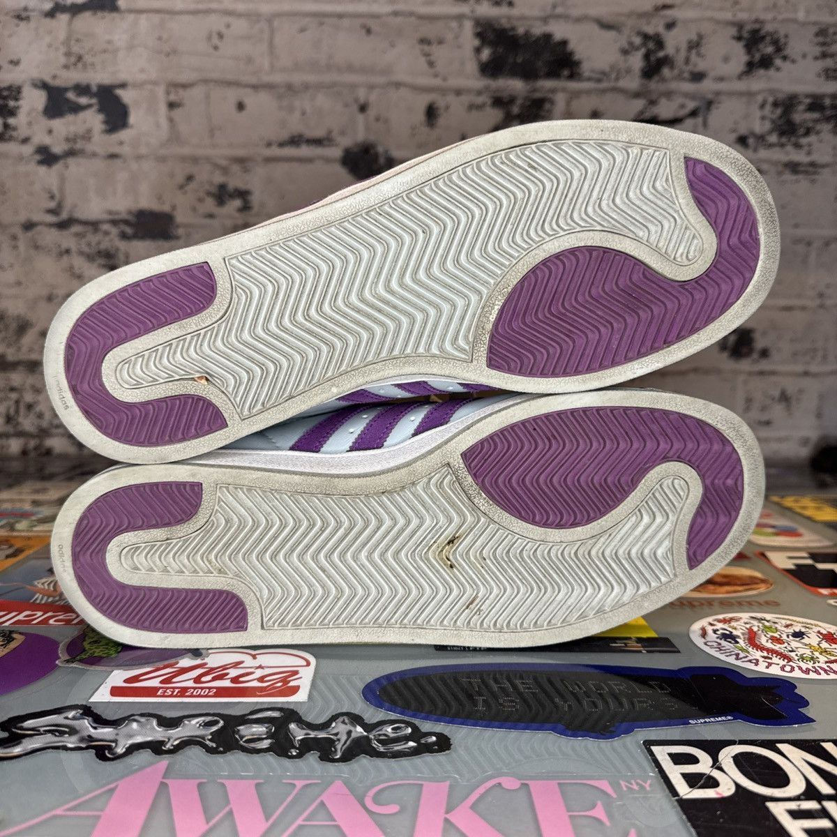Adidas Adidas Originals Superstar II TL 014546 Grey Purple Sz 9.5 Size US 9.5 / EU 42-43 - 5 Thumbnail