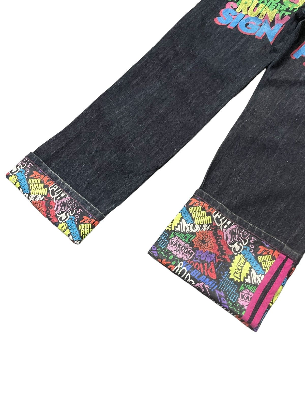 Japanese Brand Clone Devgru Daicock graffiti Evisu Styled Men Denim Pants Size US 30 / EU 46 - 6 Thumbnail