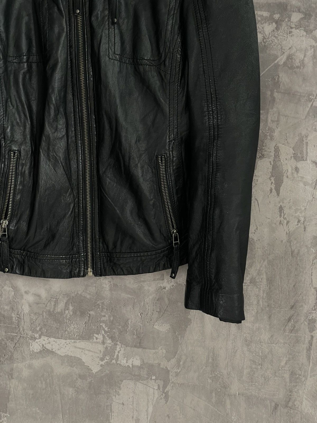 Hysteric Glamour Vintage Y2K Freaky Nation Black Woman Leather Jacket Size XL / US 12-14 / IT 48-50 - 6 Thumbnail