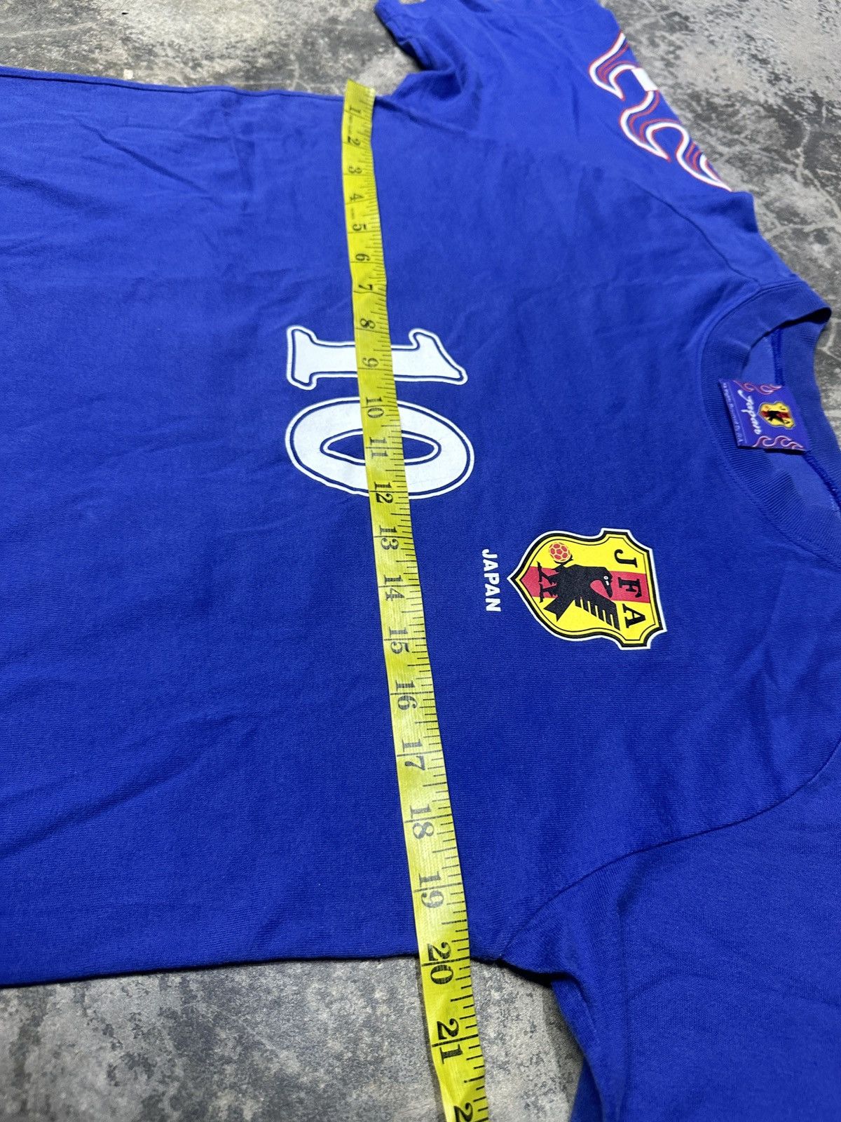 Japanese Brand × Vintage Vintage 1996 Nanami Japan Football Association Tshirt Size US M / EU 48-50 / 2 - 21 Thumbnail