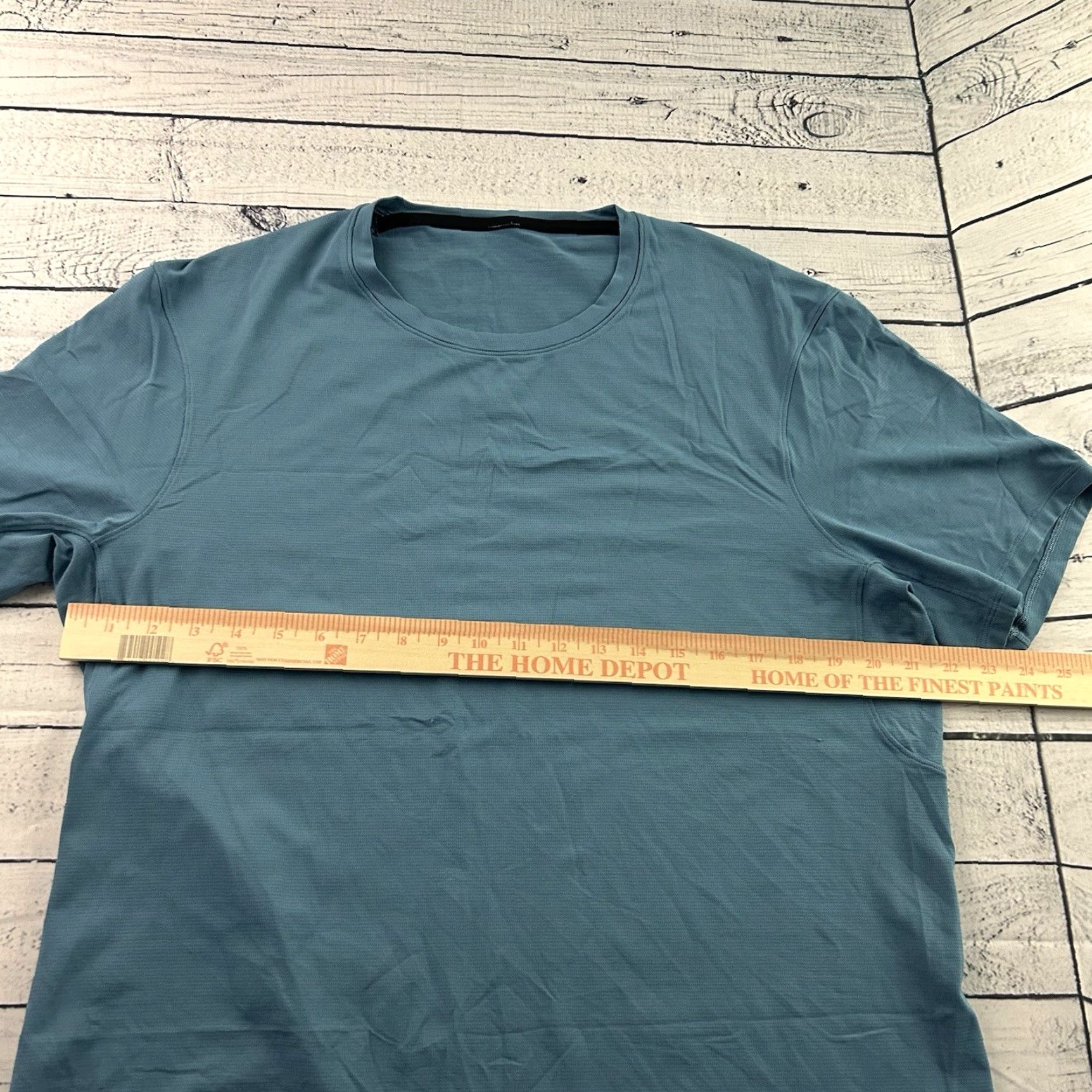 Lululemon Lululemon Short Sleeve T-Shirt Men's XL Blue Athletic Shirt Mens XL Blue Athletic T-Shirt Size US XL / EU 56 / 4 - 3 Thumbnail