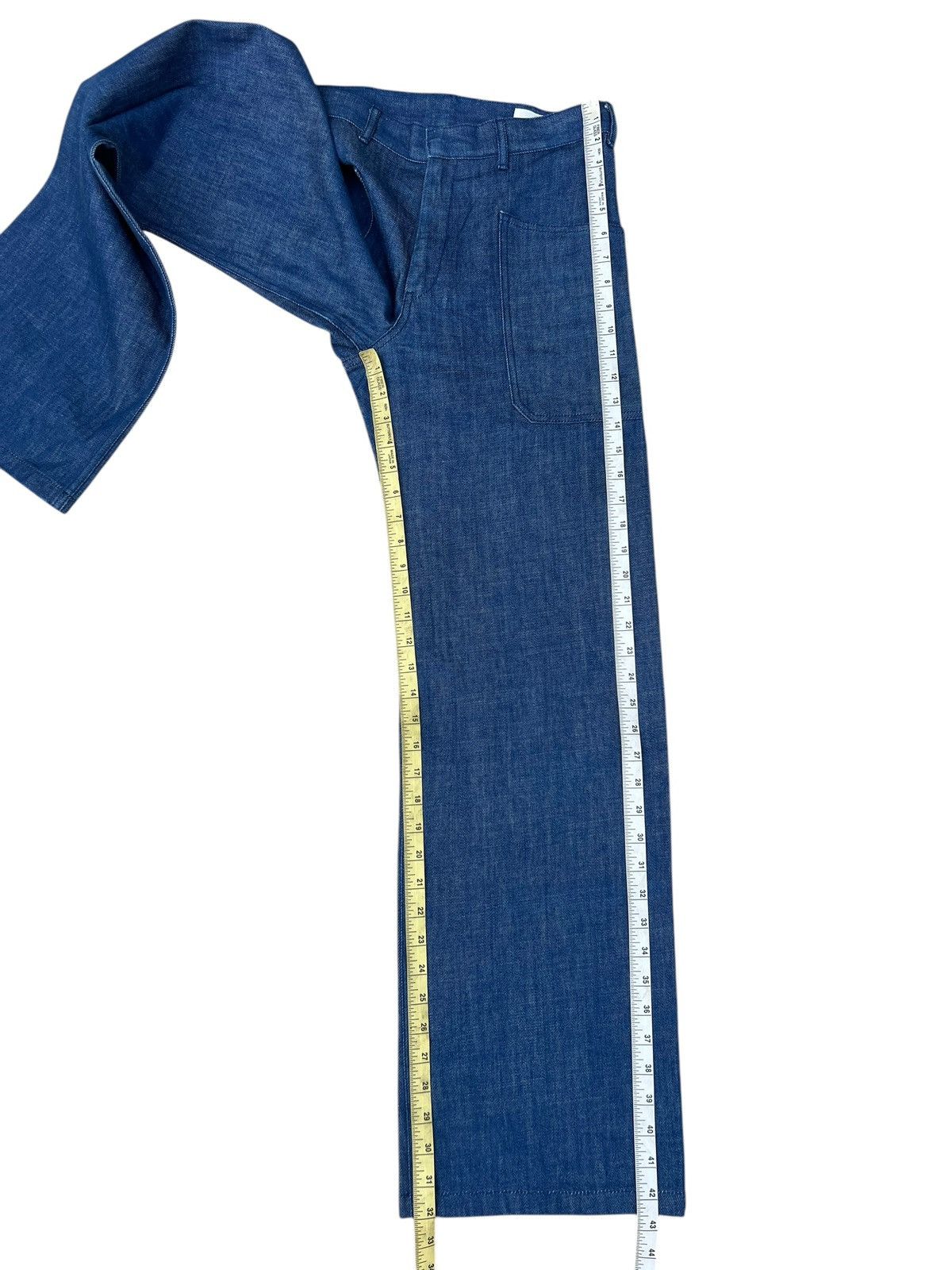 HYKE Hyke Japan 2 Pocket Denim Wide Leg Jeans Size US 29 - 6 Thumbnail