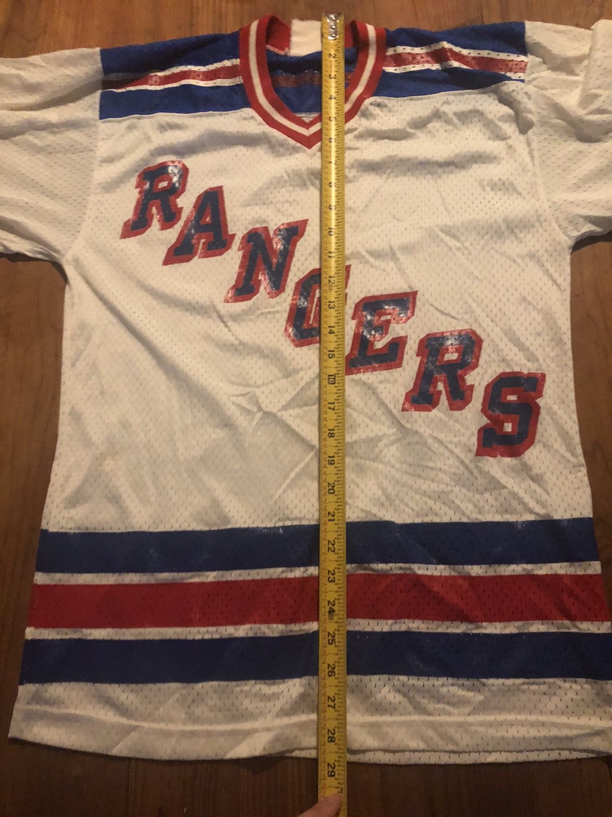 NHL Vintage 90s New York Rangers Hockey Jersey S/M Size US M / EU 48-50 / 2 - 6 Thumbnail
