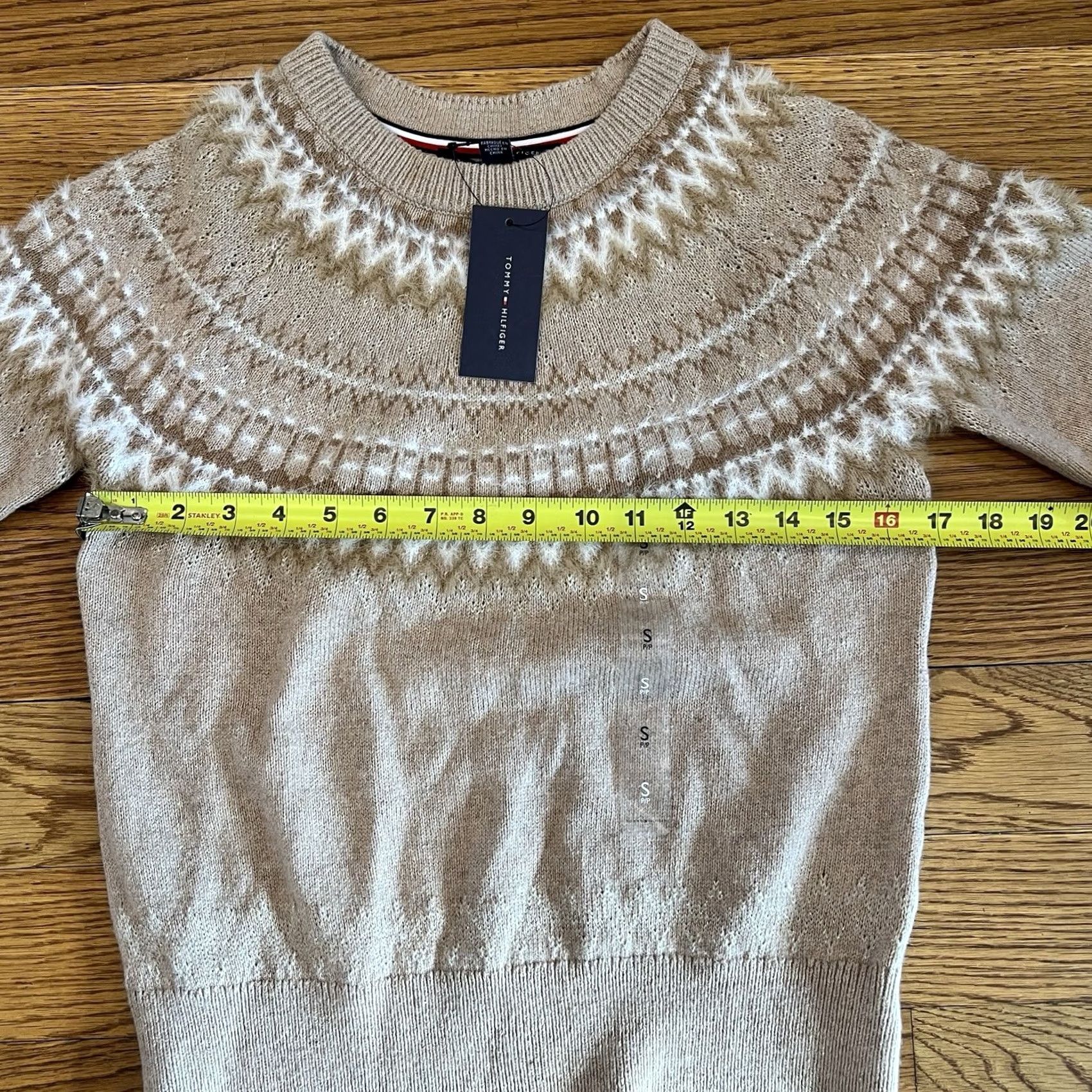Tommy Hilfiger Tommy Hilfiger Sweater Crew Neck Fair Isle Multicolor Knit Long Sleeve Size S Women's Pullover Casual Fall Winter Spring Regular FitNWT Size S / US 4 / IT 40 - 6 Thumbnail