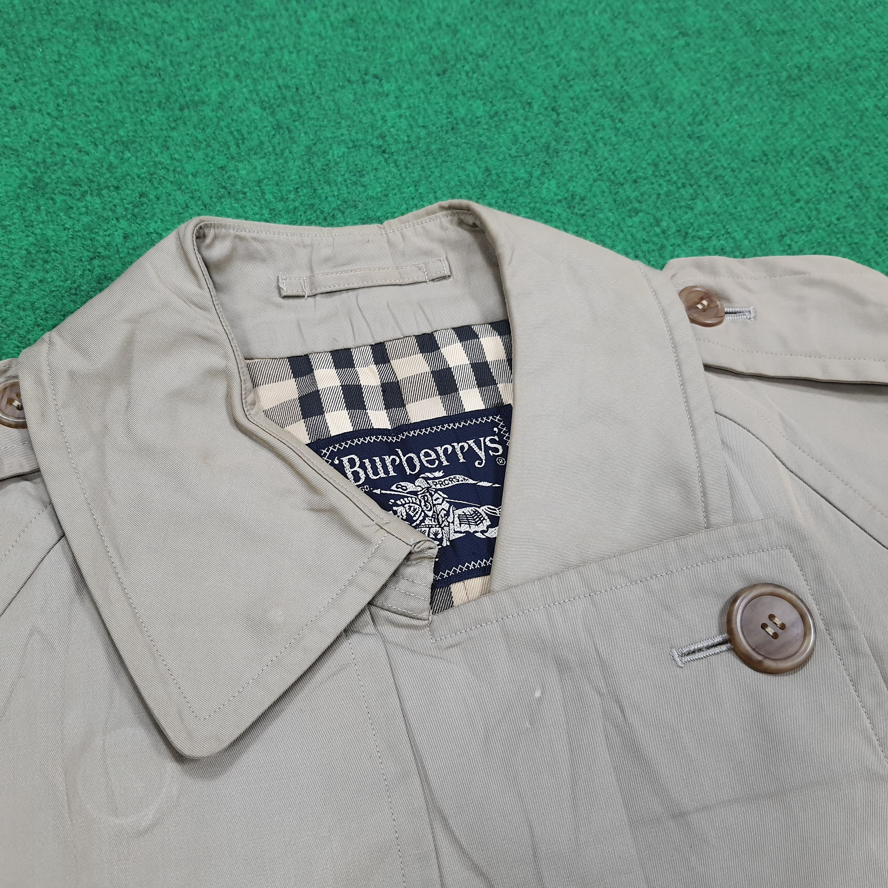 Burberry × Vintage Vintage Burberrys Nova Check Casual Trench Jacket Size US M / EU 48-50 / 2 - 5 Thumbnail