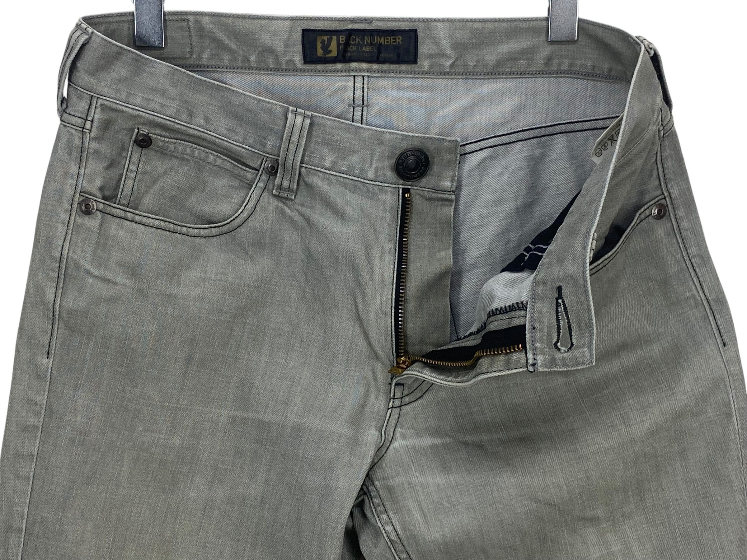 Japanese Brand BackNumber Japanese Vintage Pants 90s BaggyWideLegStreetwear Size US 33 - 4 Thumbnail