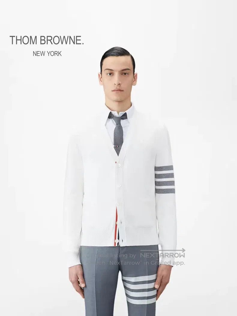 Thom Browne Thom Browne Cotton Knit Open Cardigan Size US M / EU 48-50 / 2 - 3 Thumbnail