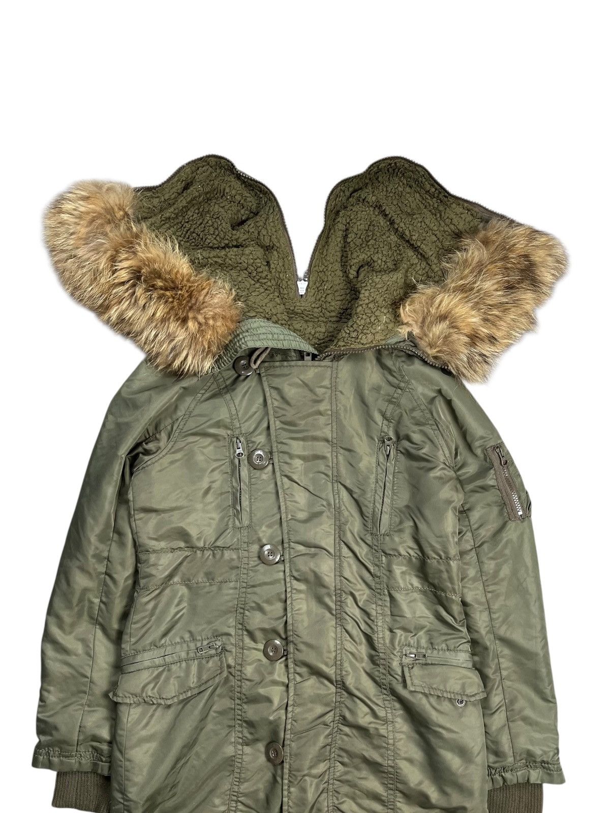 General Research 2000s GOA - Fur Hoodie N3B Fur Hoodie Extreme Jacket Size US M / EU 48-50 / 2 - 8 Thumbnail
