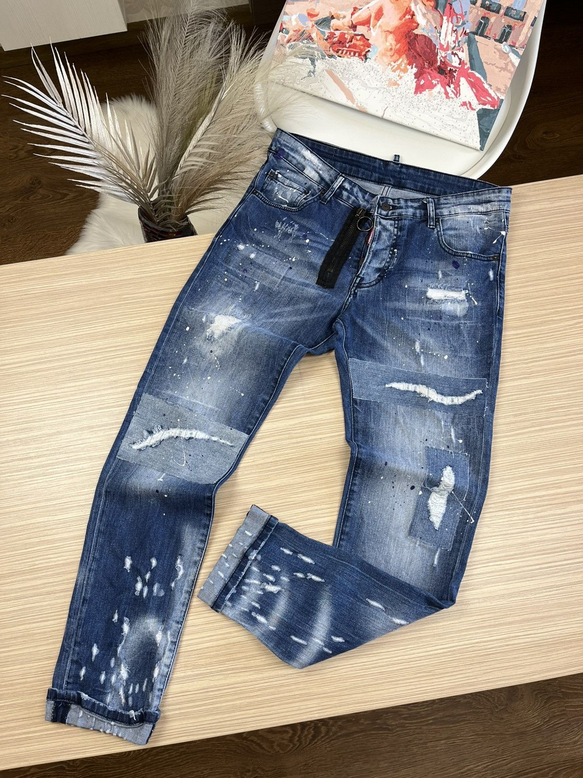 Dsquared2 × Vintage Dsquared2 vintage denim size 50 Size US 34 / EU 50 - 1 Thumbnail