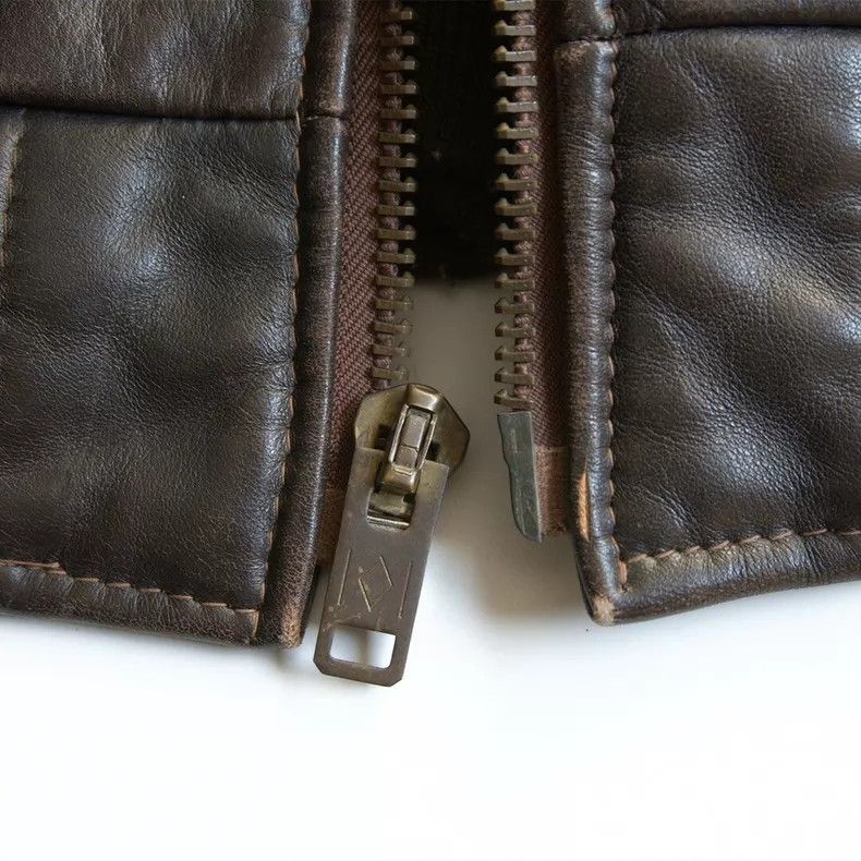 Other Schott MA-1 leather flight jacket Size US L / EU 52-54 / 3 - 5 Thumbnail