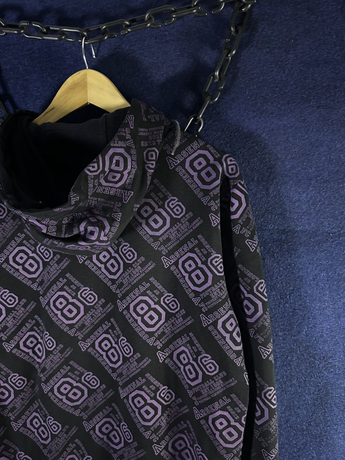 Nike Crazy Rare!!! Y2K Official Arsenal AOP Ziphoodie Size US M / EU 48-50 / 2 - 2 Thumbnail