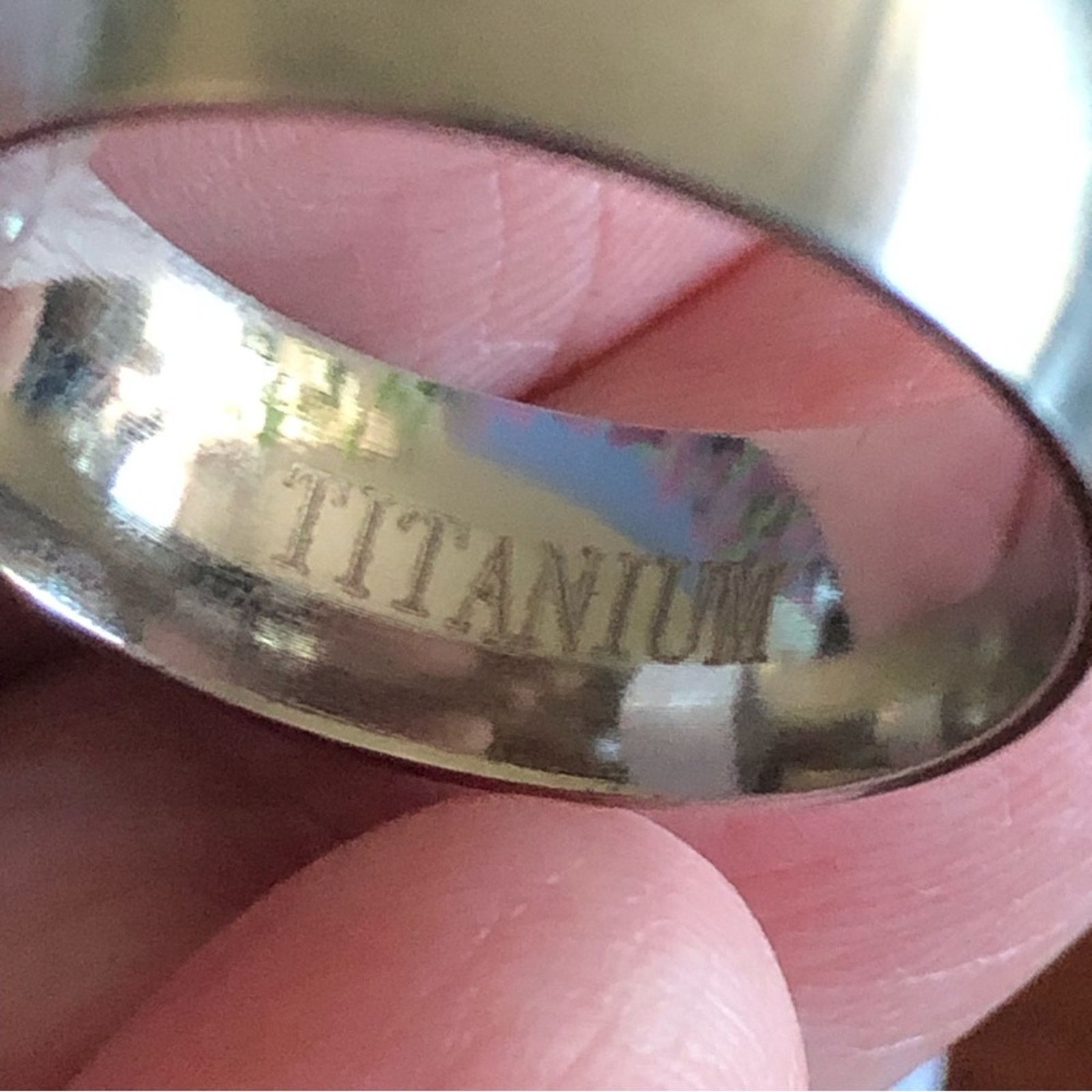 Jewelry Men’s matte frosted titanium steel band ring NWT 10 Size ONE SIZE - 7 Thumbnail