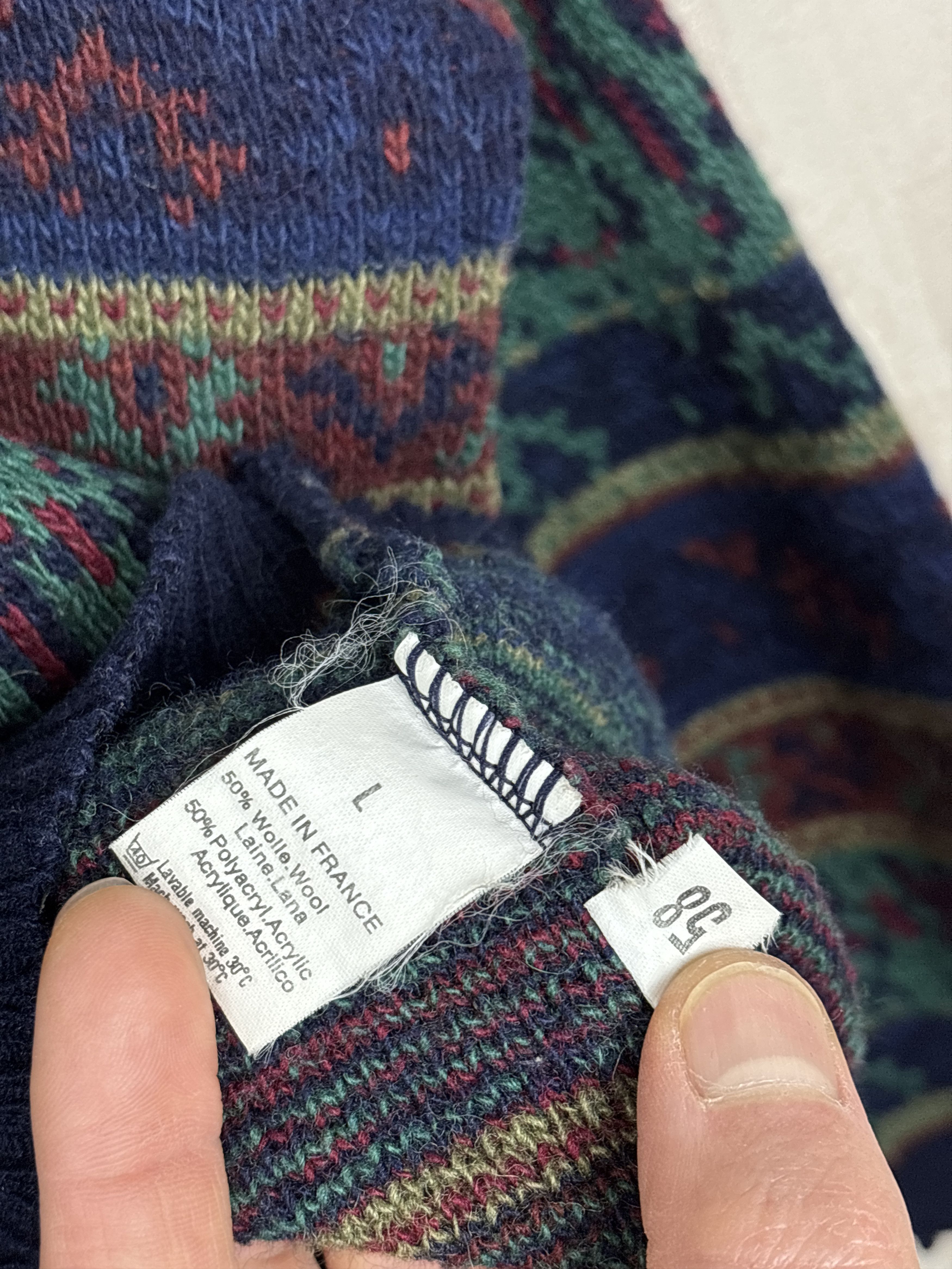 Other Dunn & Co Vintage Knit Sweater Wool Blend Fair Isle Pattern Size US L / EU 52-54 / 3 - 7 Thumbnail