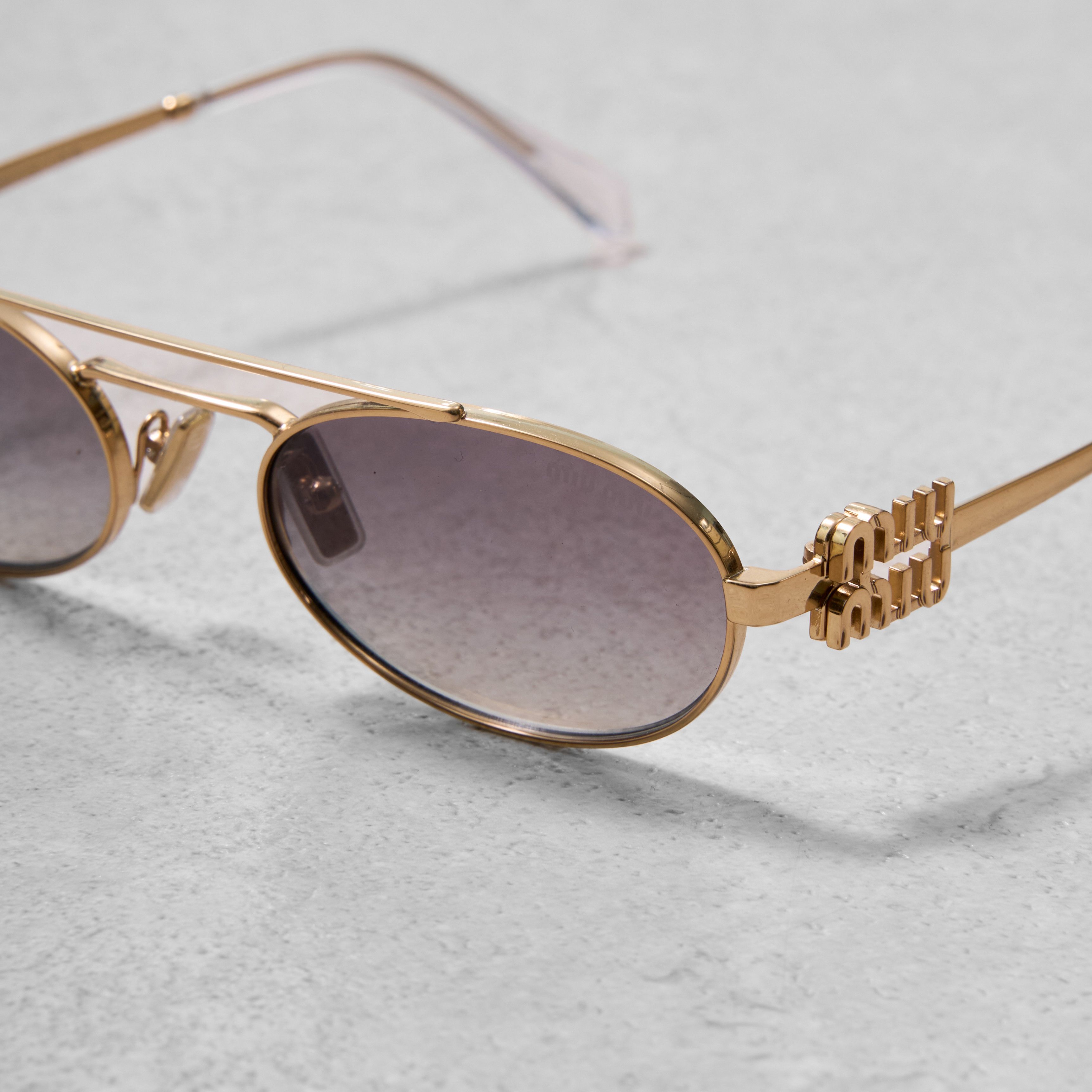 Miu Miu MIU MIU MU 54ZS 5AK30C Sunglasses Size ONE SIZE - 4 Thumbnail