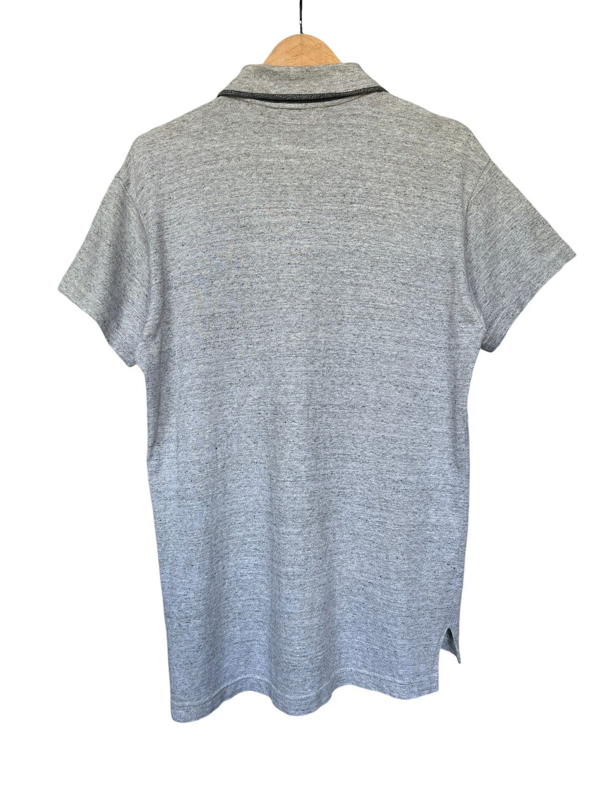 Yohji Yamamoto 1990 Yohji Yamamoto Pour Homme Gradient Polo Shirt Size US M / EU 48-50 / 2 - 3 Thumbnail