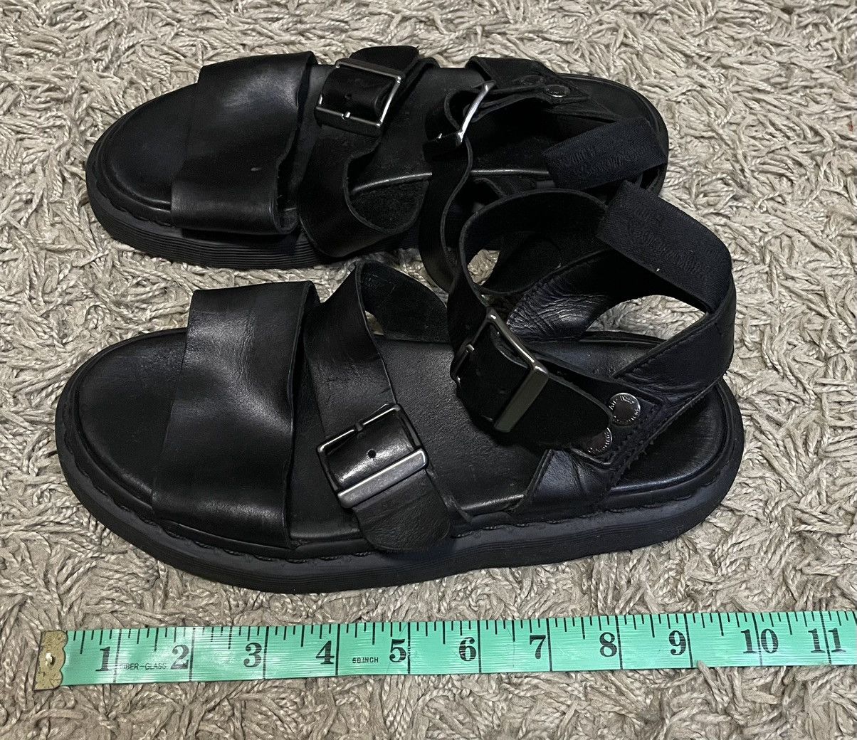 Dr. Martens × Vintage Dr. Martens Women's Voss Leather Strap Sandals Size US 9.5 / IT 39.5 - 11 Thumbnail
