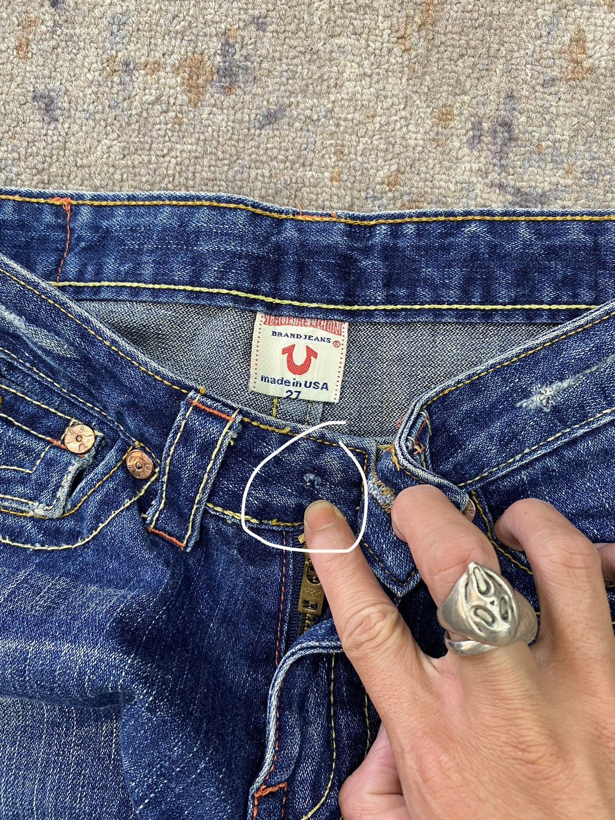 True Religion undefined true religion flare jeans pant 28x30 Size US 28 / EU 44 - 8 Thumbnail