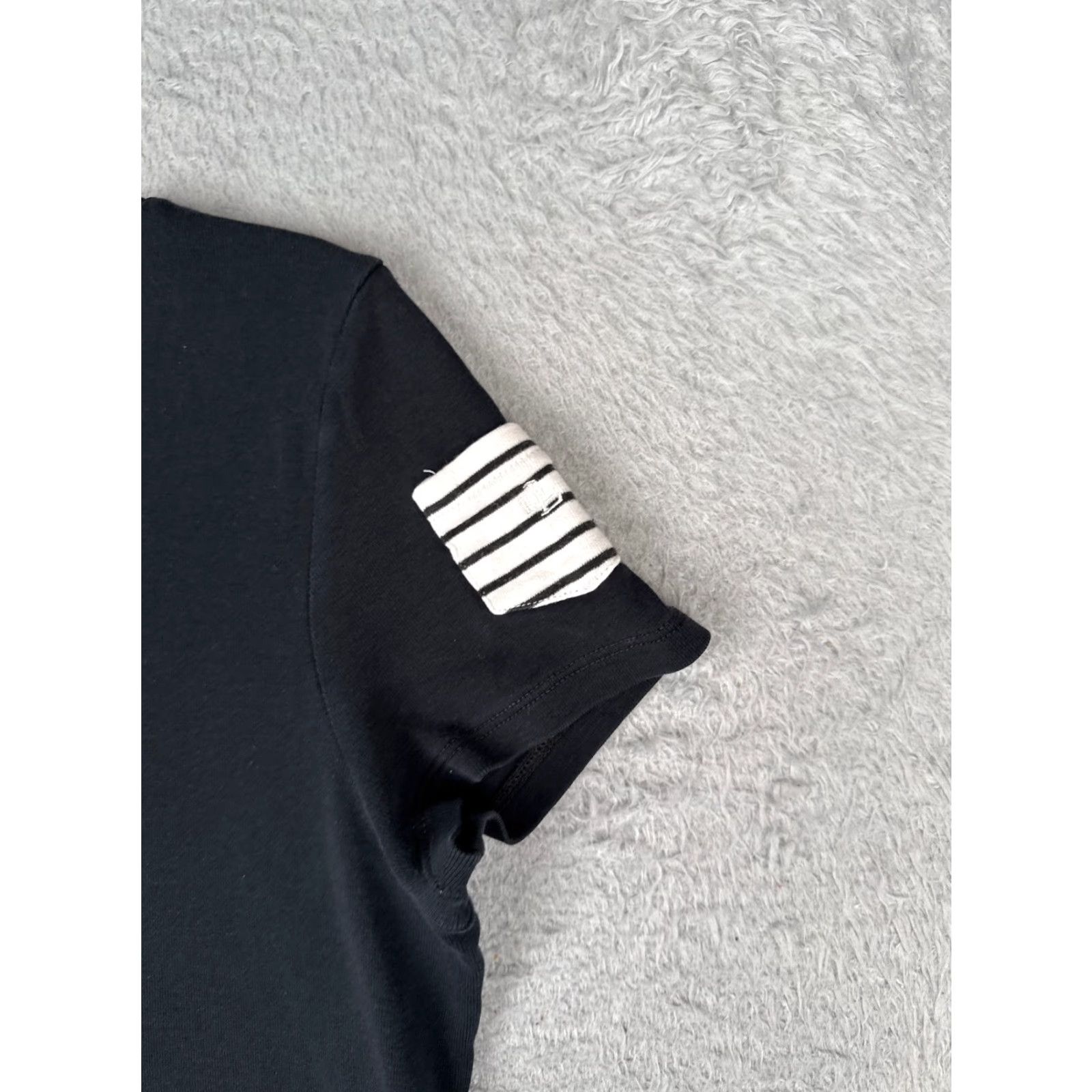 Ralph Lauren Lauren Ralph Lauren Shirt Women Large Black Crew Neck Short Sleeve Cotton Logo Sports Womens Size L / US 10 / IT 46 - 2 Thumbnail