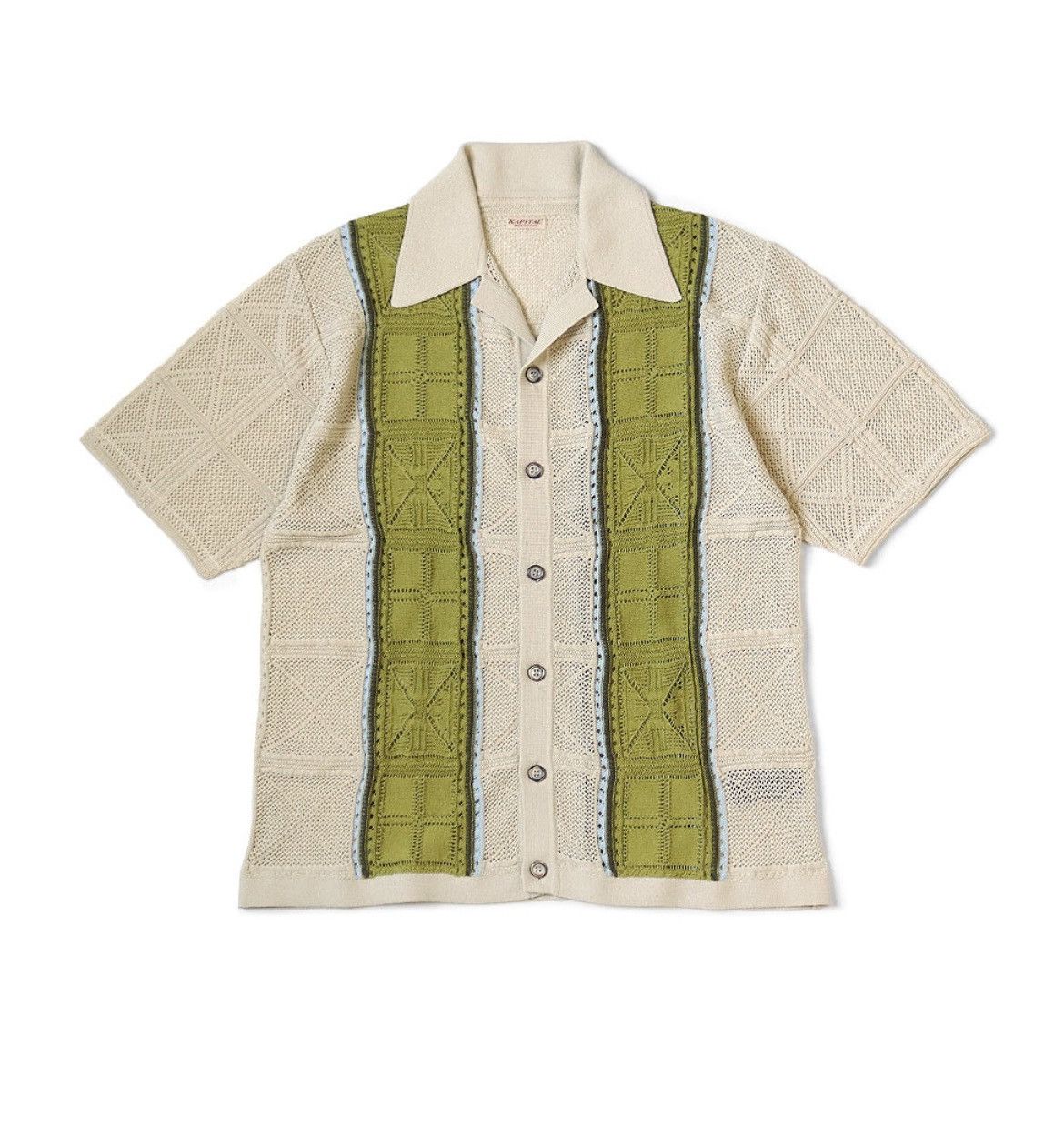 Kapital Kapital 12G Crochet Knit Tennessee Aloha Polo size 3 Size US L / EU 52-54 / 3 - 1 Thumbnail