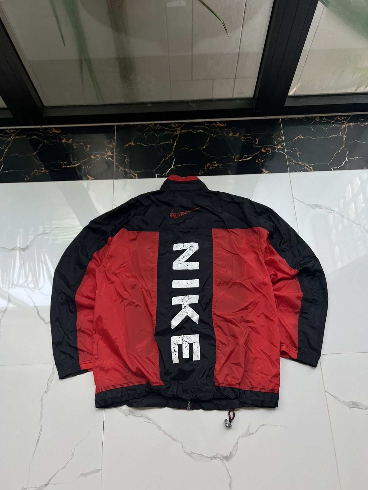 Nike × Vintage 90’s NIKE BIG LOGO SWOOSH Y2K TRACK JACKET GORPCORE RETRO Size US M / EU 48-50 / 2 - 8 Thumbnail