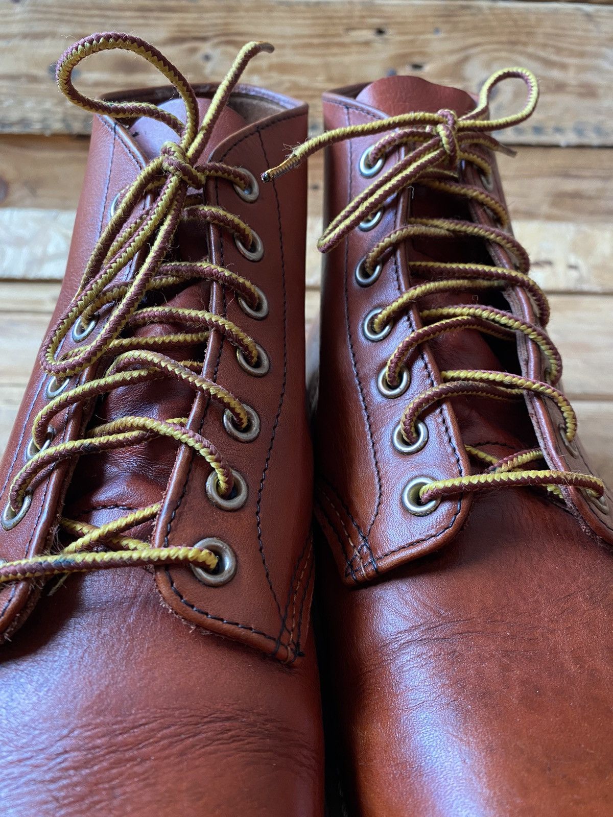 Red Wing Redwing Heritage round toe brown leather boots Uk 8 US9 Size US 9 / EU 42 - 8 Thumbnail