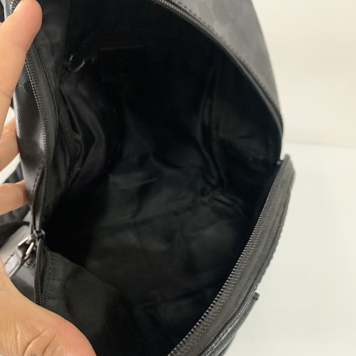 Gucci Gucci Black Monogram Backpack Size ONE SIZE - 10 Thumbnail
