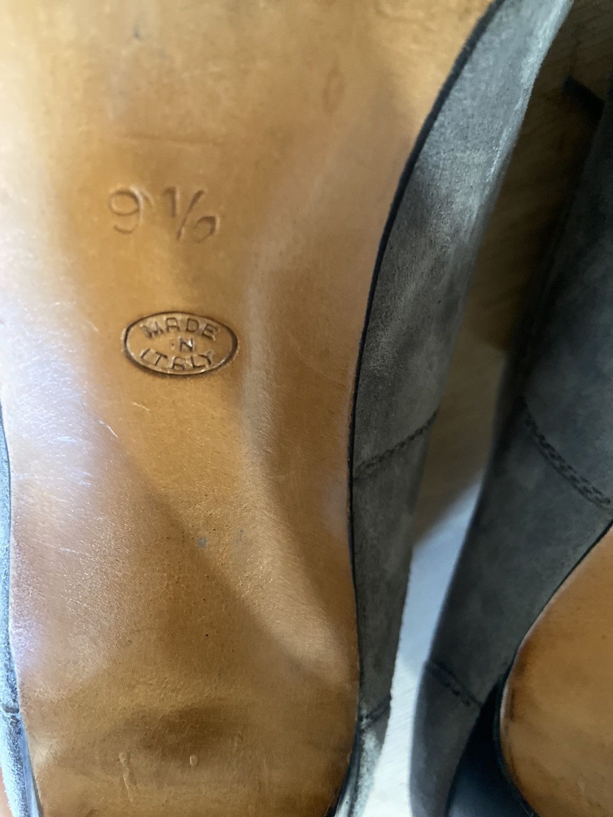 Celine Vintage grey suede celine shoes Size US 8 / IT 38 - 9 Thumbnail
