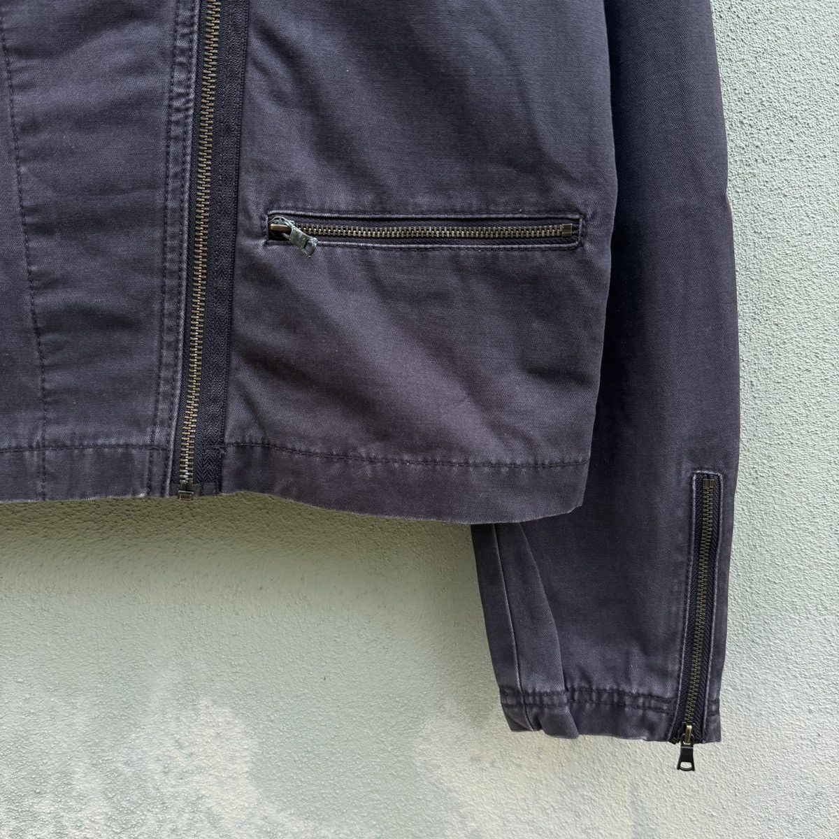 Gap Cropped Asymetrical Zipper Chore GAP Jacket Size US XS / EU 42 / 0 - 3 Thumbnail