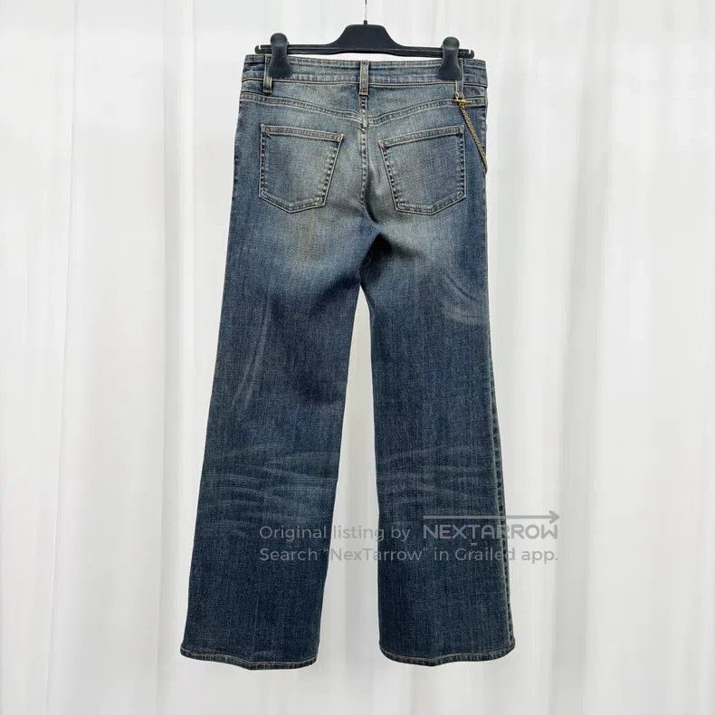 Gucci Gucci Chain washed denim trousers Size 27" / US 4 / IT 40 - 2 Thumbnail