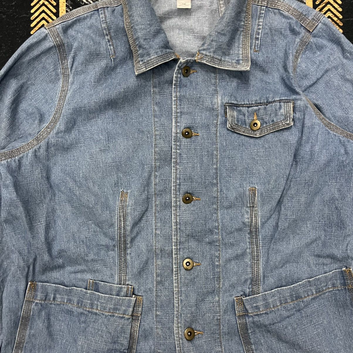 Denim & Co. 💥CJ Banks Reworked Avant Garde Designer Denim Carpenter Size US L / EU 52-54 / 3 - 4 Thumbnail