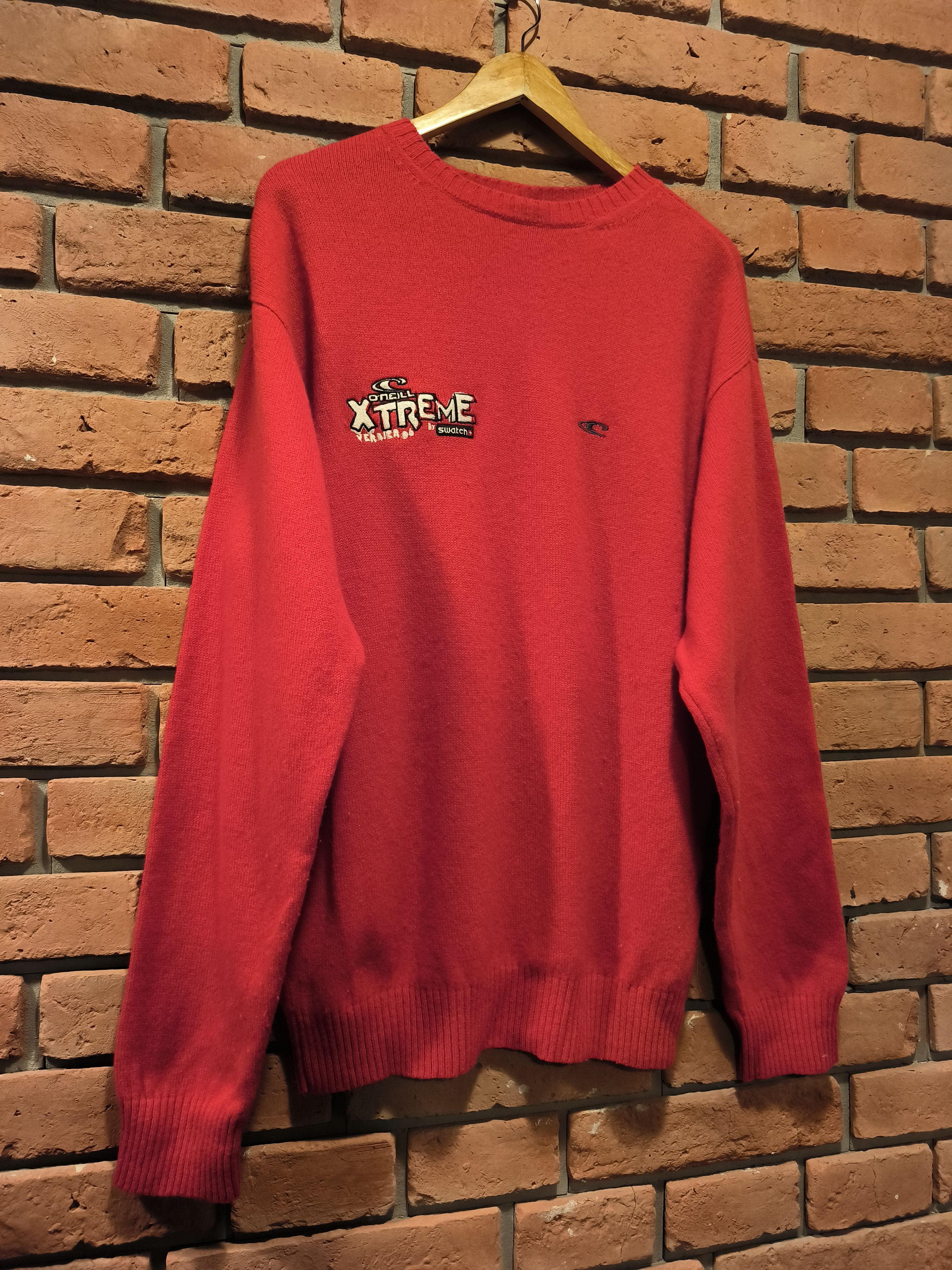 O'Neill × Vintage Vintage O'Neill Knitwear Wool Xtreme Swatch Logo Sweater Size US XL / EU 56 / 4 - 3 Thumbnail