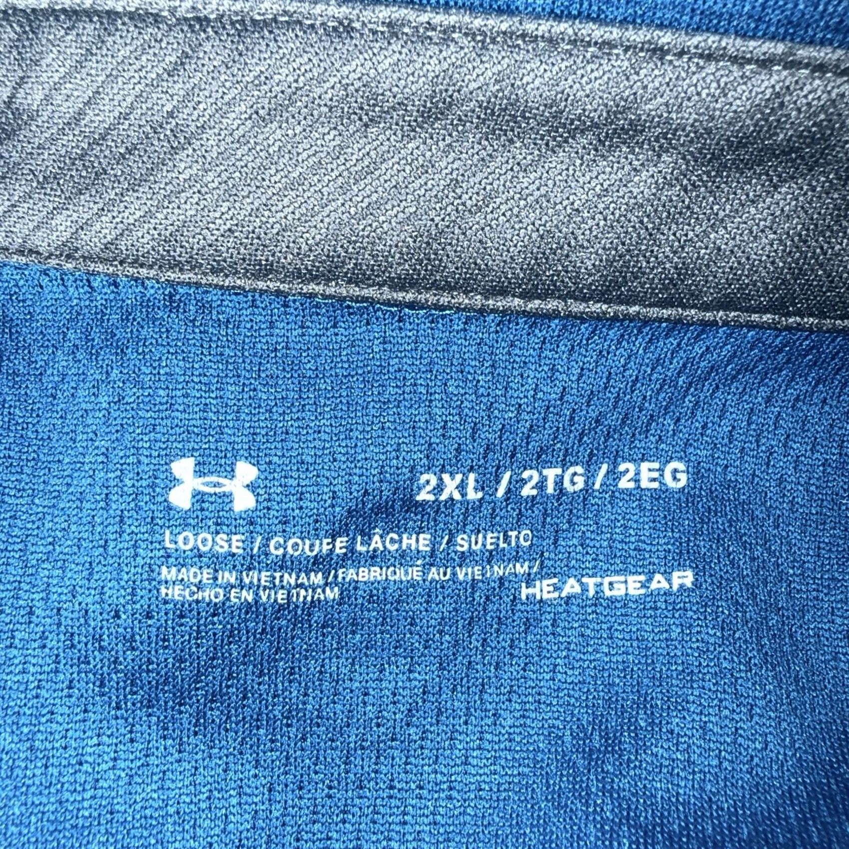 Under Armour Under Armour Polo Shirt Mens 2XL Blue Athletic Loose Short Sleeve Shirt Size US XXL / EU 58 / 5 - 4 Thumbnail
