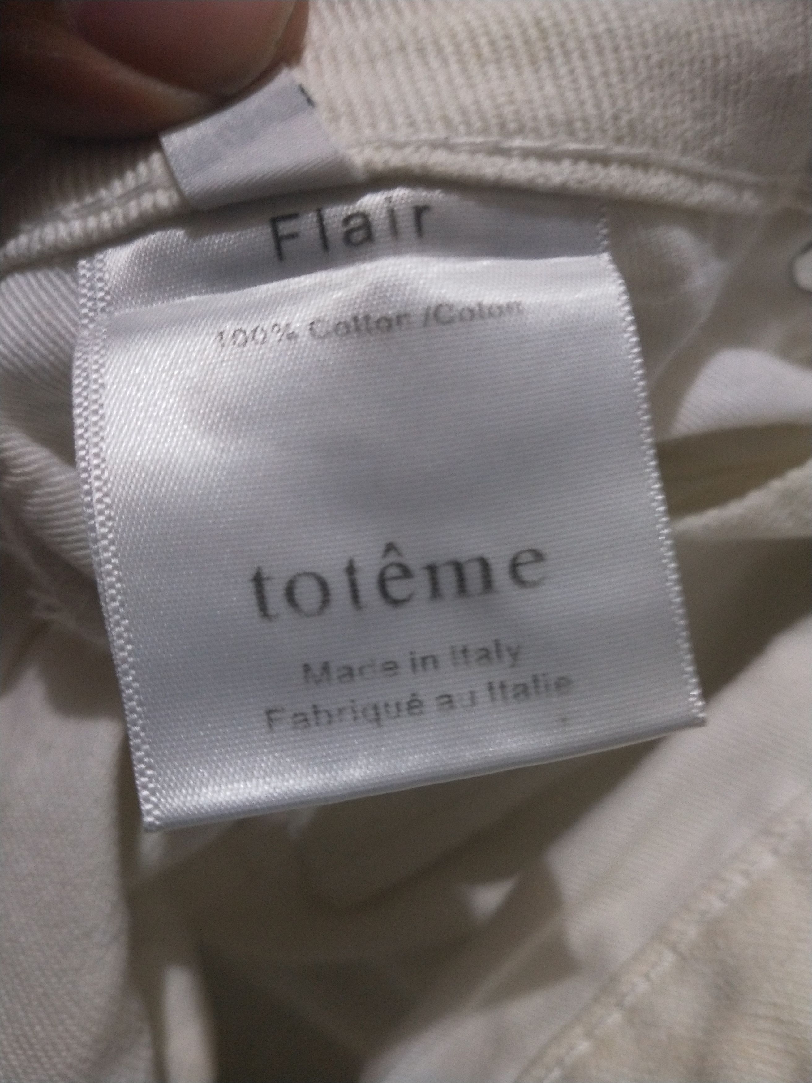 Toteme Toteme Wide leg denim ercu Size 29" - 6 Thumbnail
