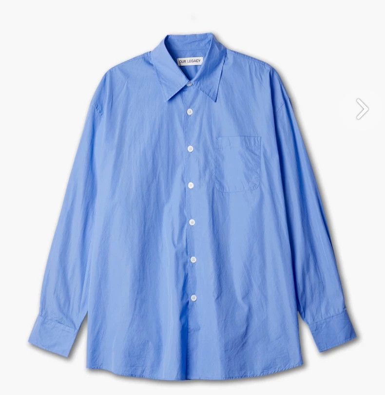 Our Legacy Our Legacy size46 Blue shirt Size US S / EU 44-46 / 1 - 1 Thumbnail