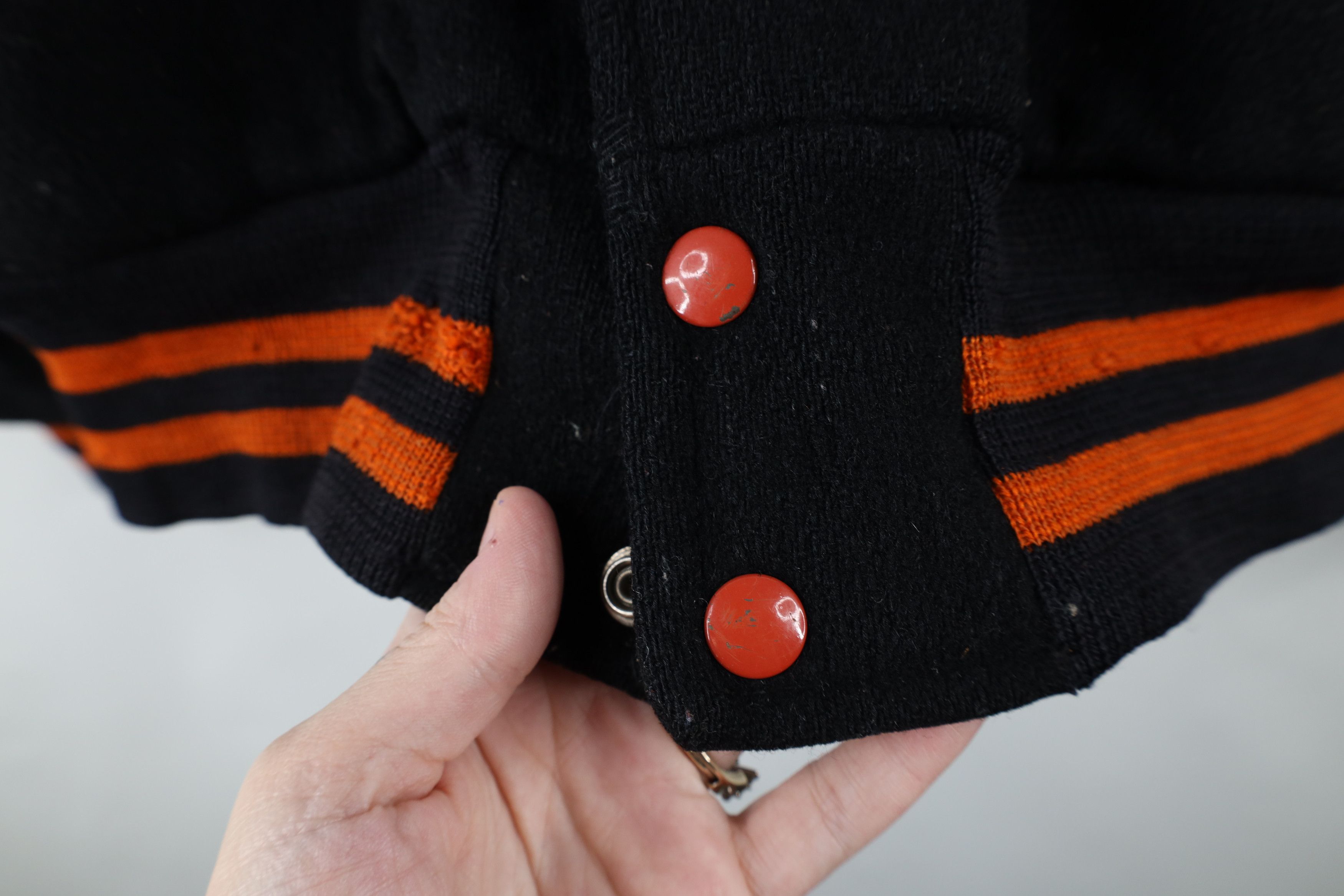 Vintage Vintage 60s Streetwear Letterman Varsity Jacket USA Black Size US S / EU 44-46 / 1 - 6 Thumbnail