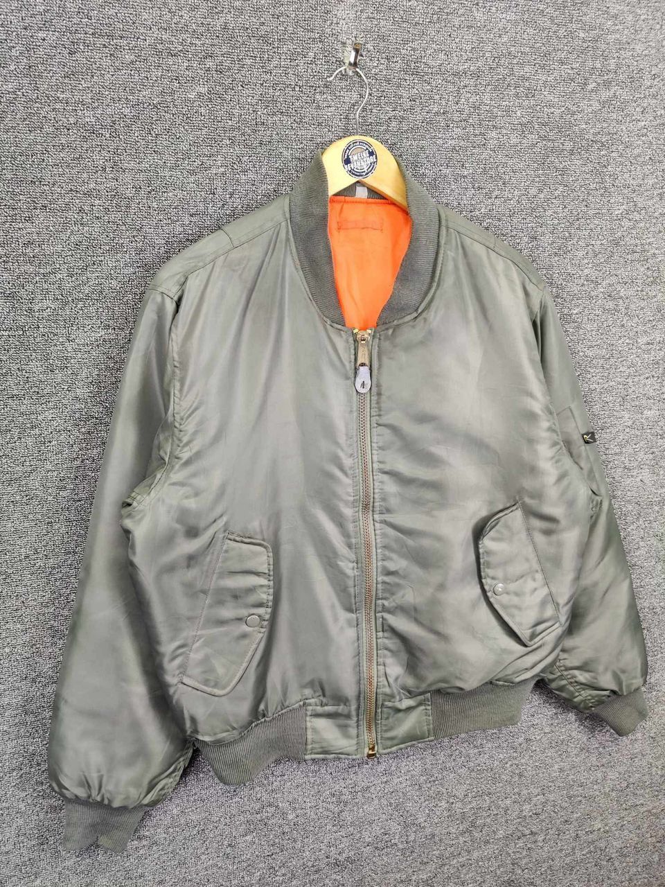 Japanese Brand Vintage Rothco MA-1 Flight Military Bomber Jacket Size US L / EU 52-54 / 3 - 5 Thumbnail