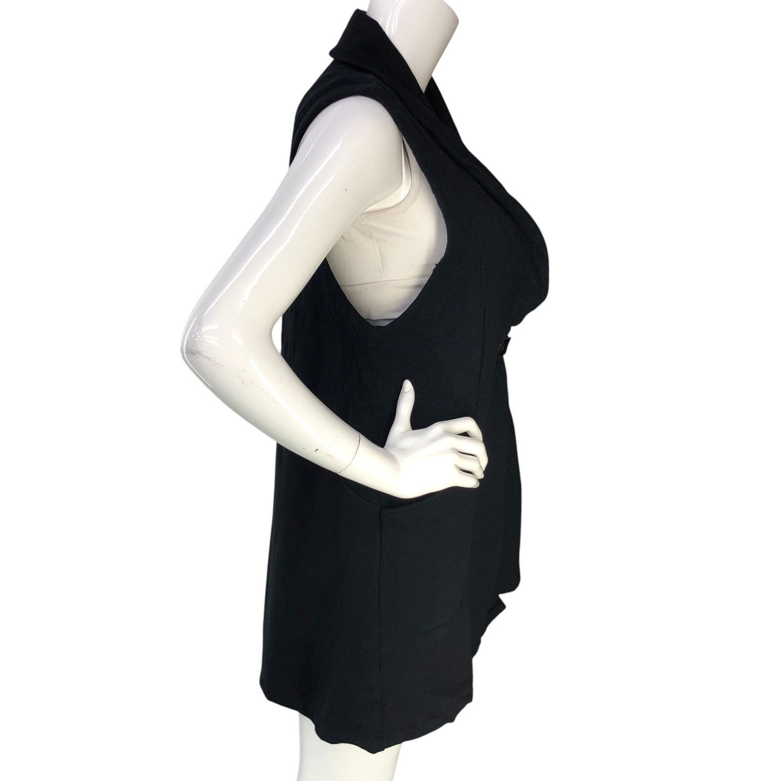 Habitat Habitat Size S Vest Long Line Sweater One Button Navy Size S / US 4 / IT 40 - 9 Thumbnail