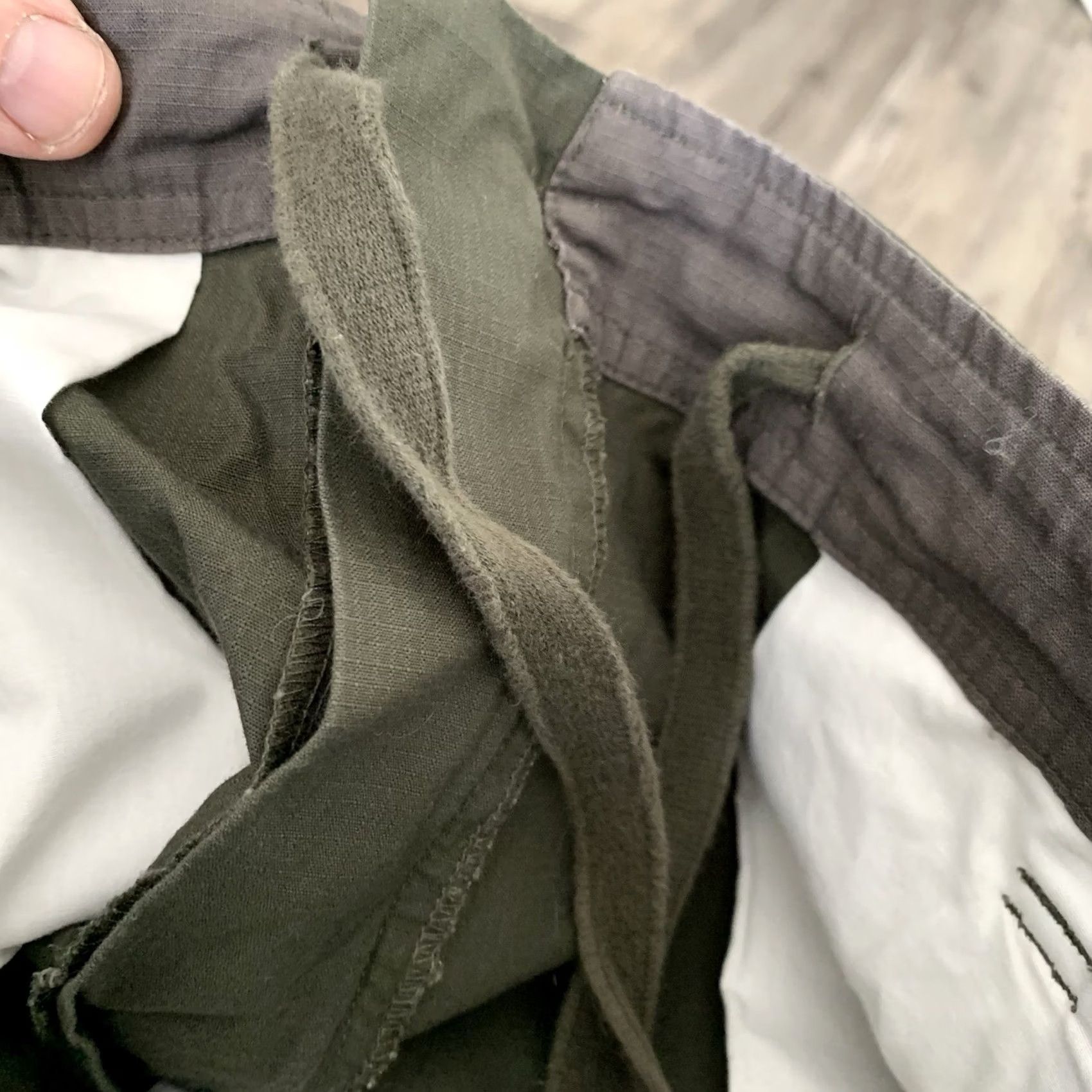 Vintage Gander Mountain Ripstop Cargo Shorts Mens 38 Green Brown 100% Cotton Drawstring Cargo Pocket Regular Inseam 10in Vintage: No Size US 38 / EU 54 - 4 Thumbnail
