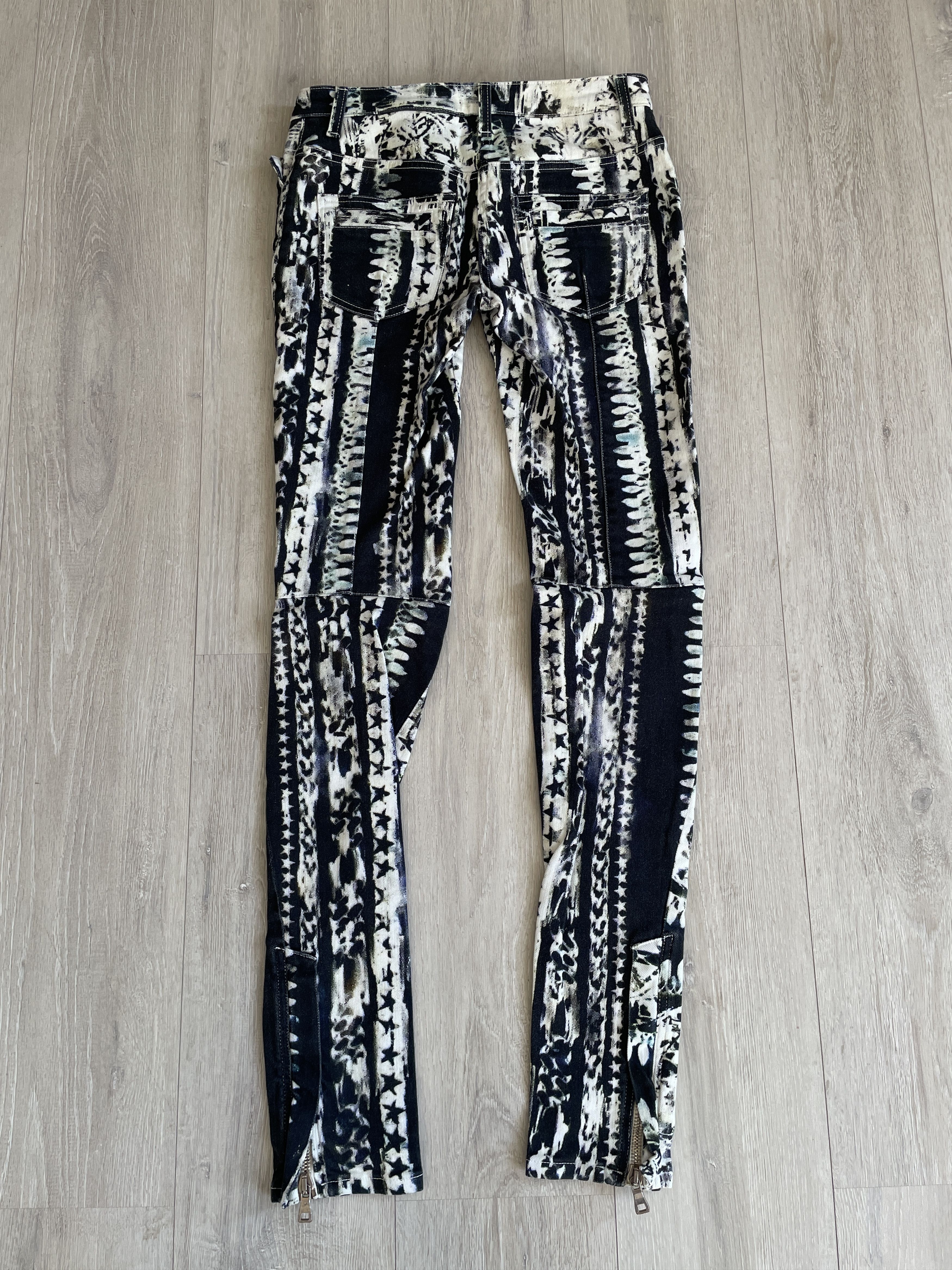 Balmain Balmain SS12 biker jeans by Oliver Rousteing Size 28" / US 6 / IT 42 - 7 Thumbnail