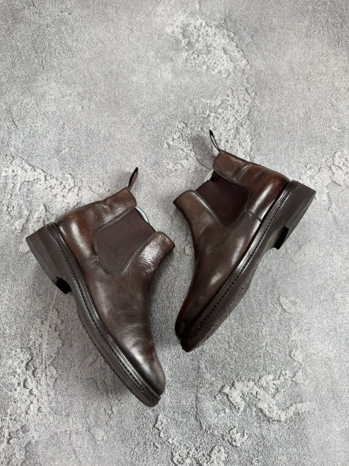 Santoni Santoni Women’s Brown Leather Chelsea Boots – Size EU 38 Size US 8 / IT 38 - 4 Thumbnail