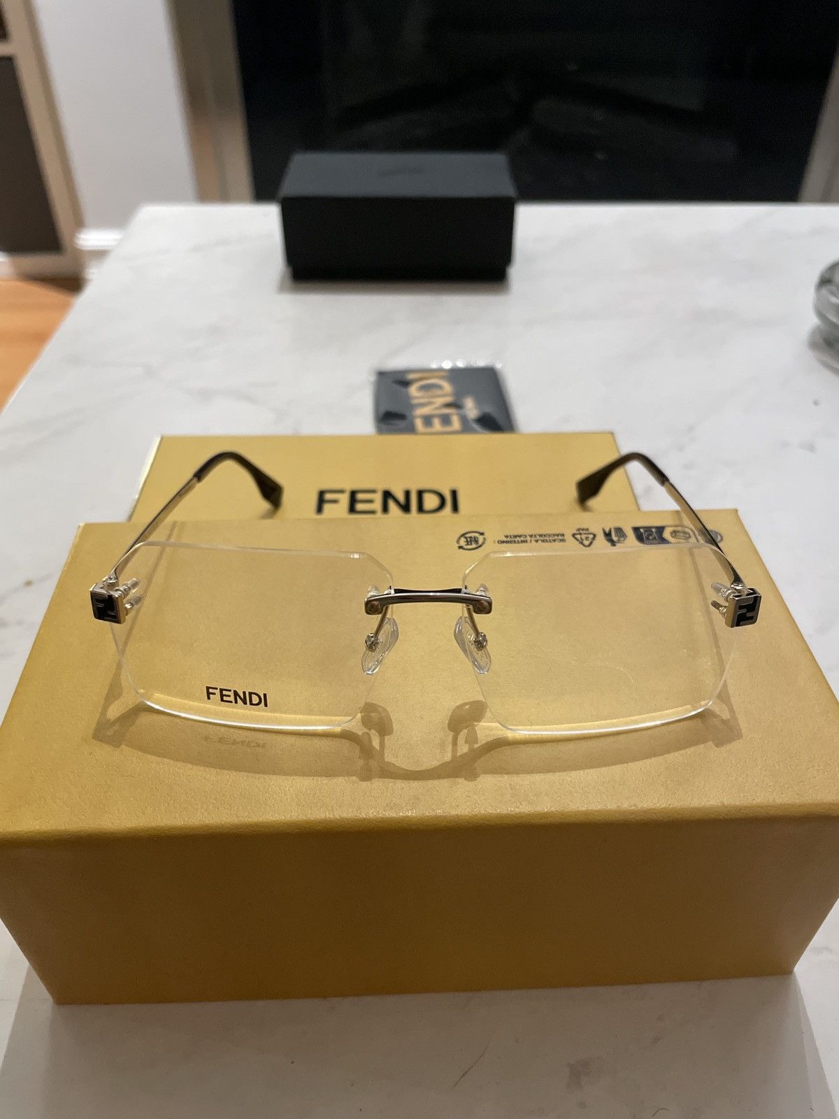 Fendi FENDI CLEAR GLASSES Size ONE SIZE - 3 Thumbnail