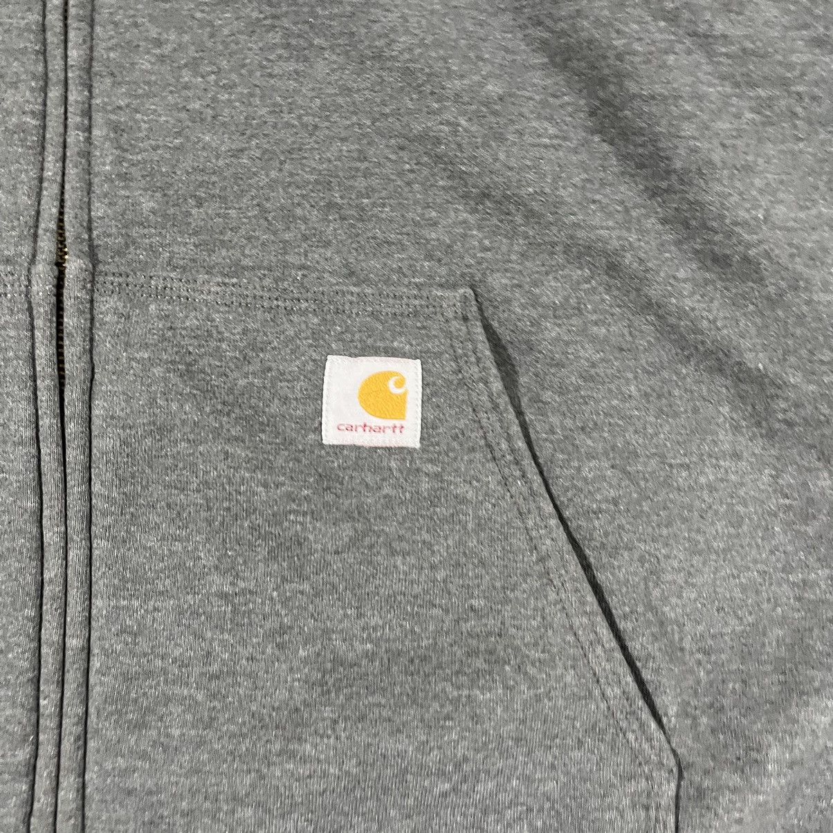 Carhartt × Vintage Crazy Vintage Y2K Carhartt Zip Up Hoodie Oversized Baggy Size US XXL / EU 58 / 5 - 4 Thumbnail