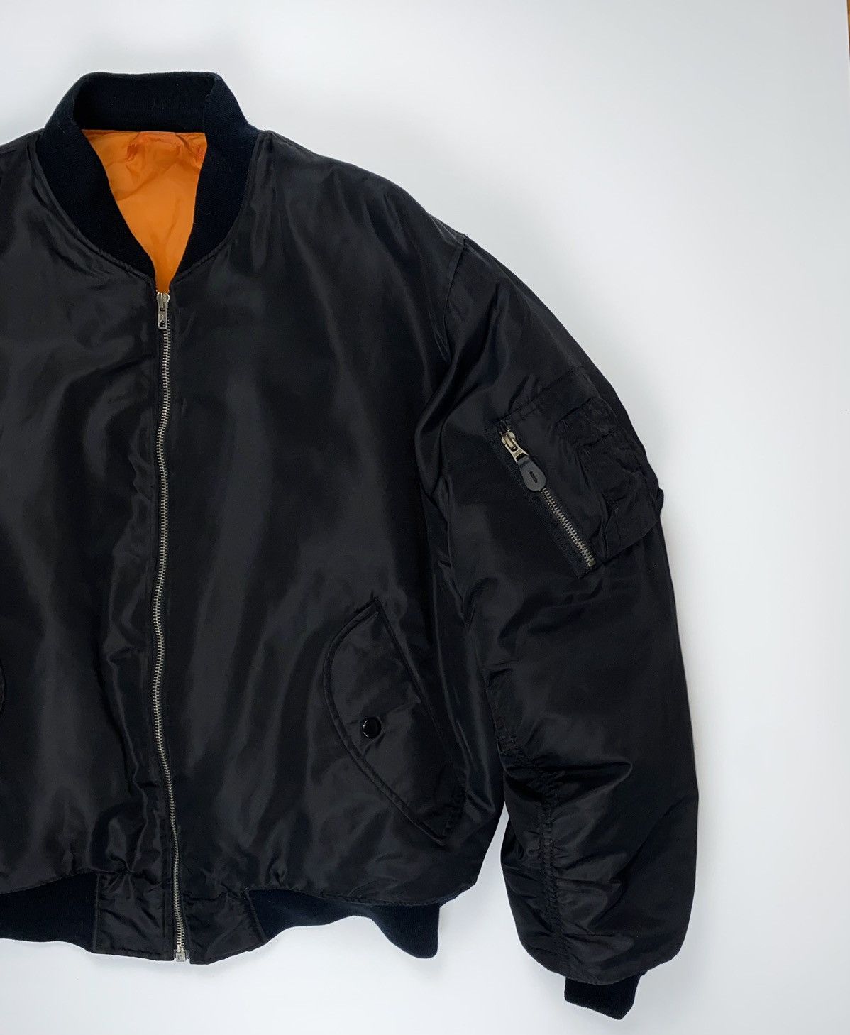 Vintage 🚨 MA-1 special force jacket flyers man’s intermediate 1997 Size US XL / EU 56 / 4 - 3 Thumbnail